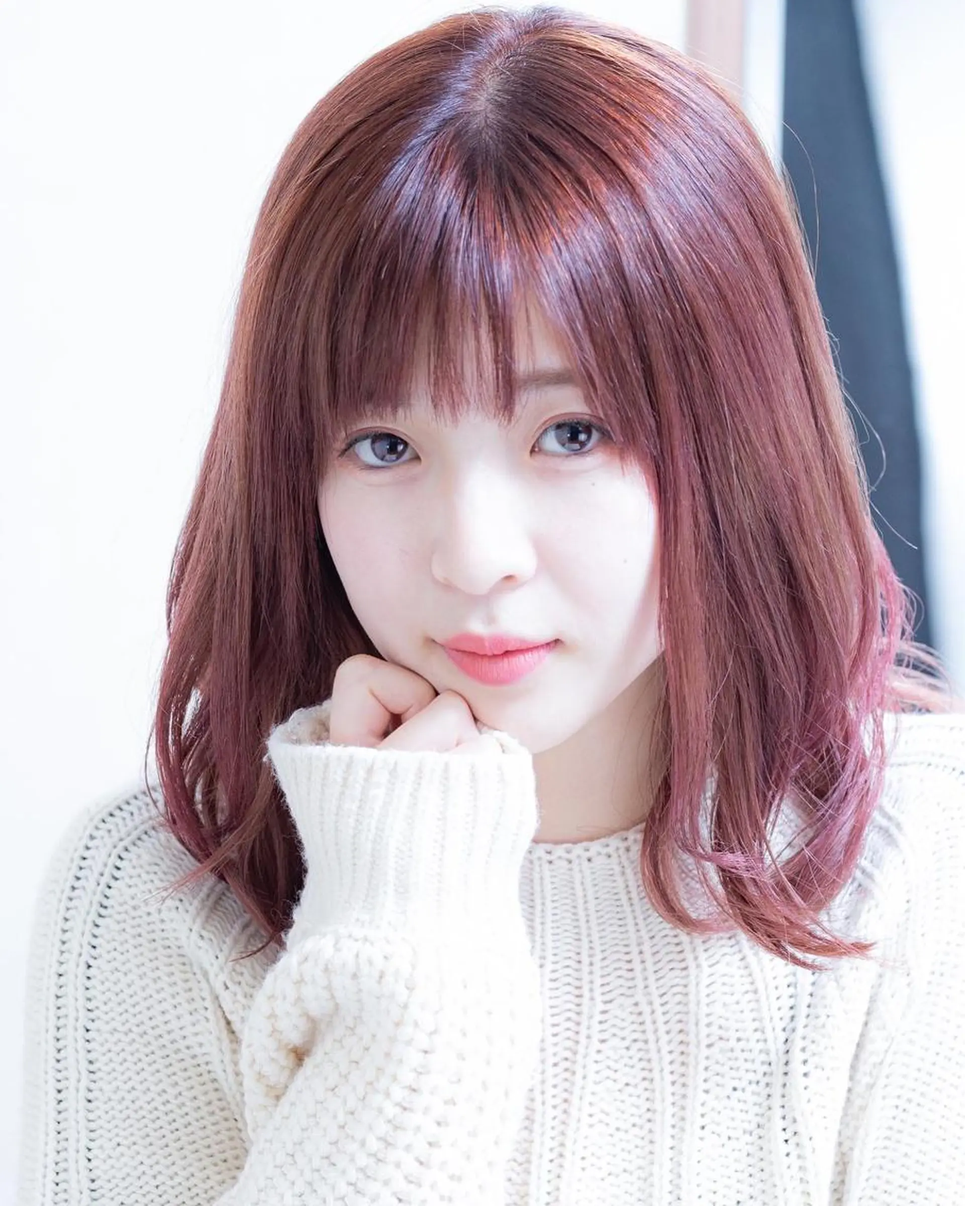 ミディアム 髪質改善 似合わせカット トリートメント カット ヘアカラー トリートメント ブレス渡辺 康介のヘアスタイル