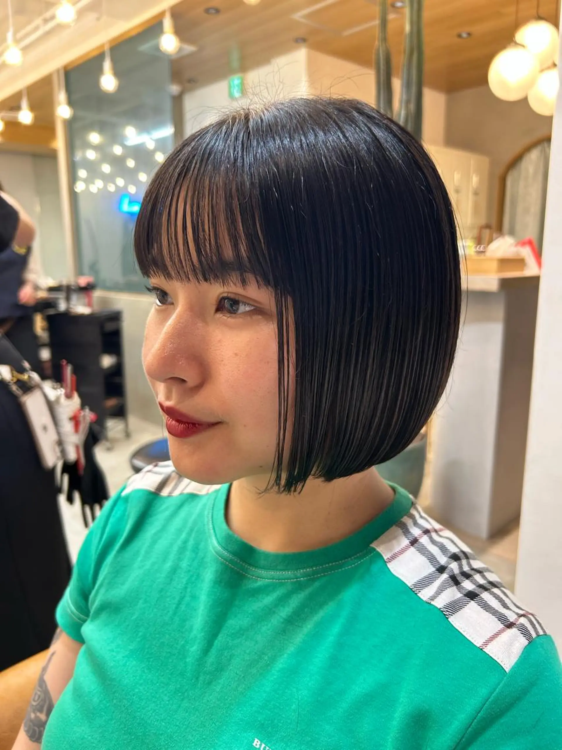 ショート カット 縮毛矯正 トリートメント 🩵縮毛矯正/ブリー チ/髪質改善/いつかのヘアスタイル