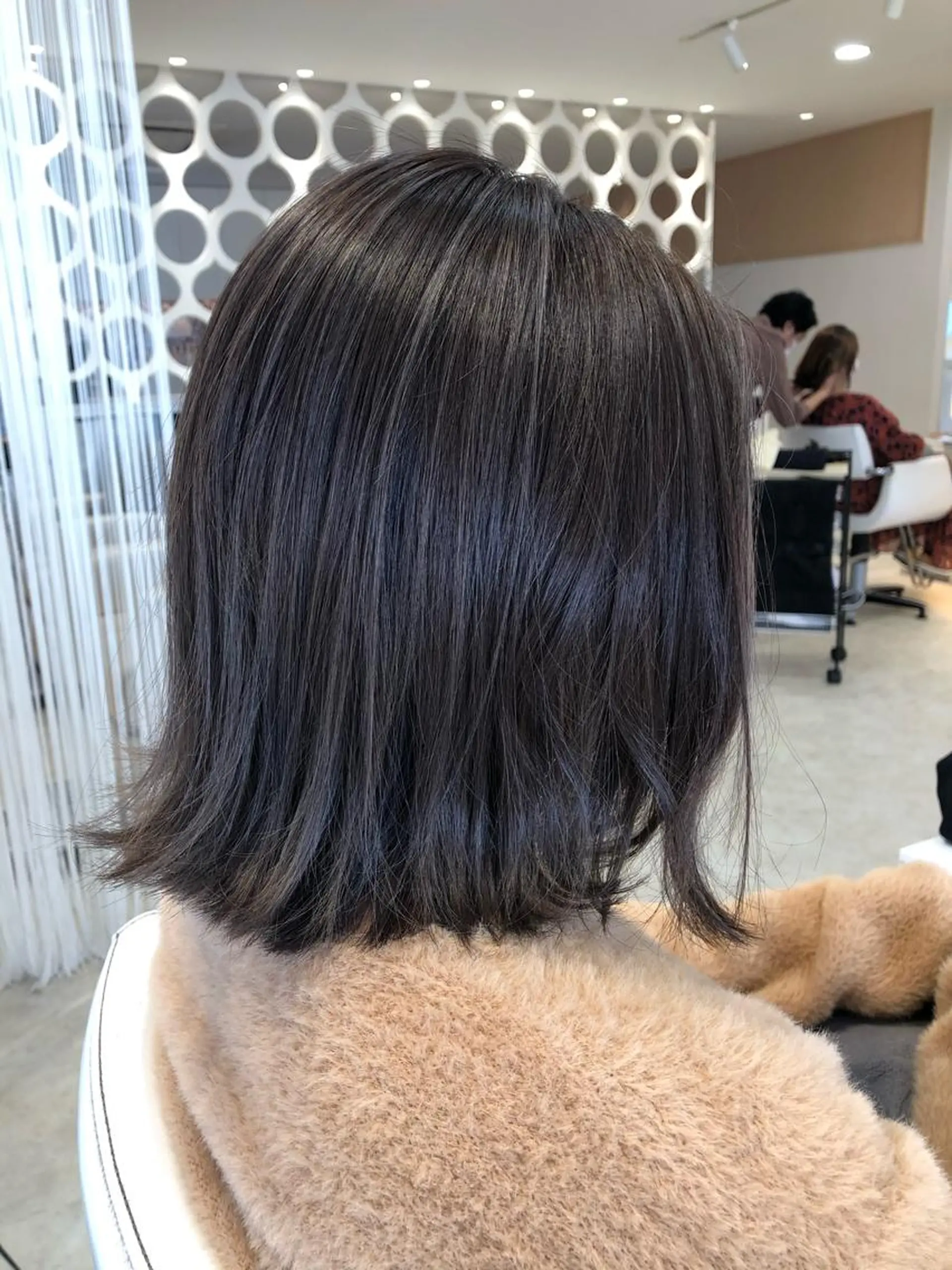 ミディアム カラー 切りっぱなしボブ ボブ レイヤー×髪質改善✨ 渋谷/佐藤侑哉のヘアスタイル