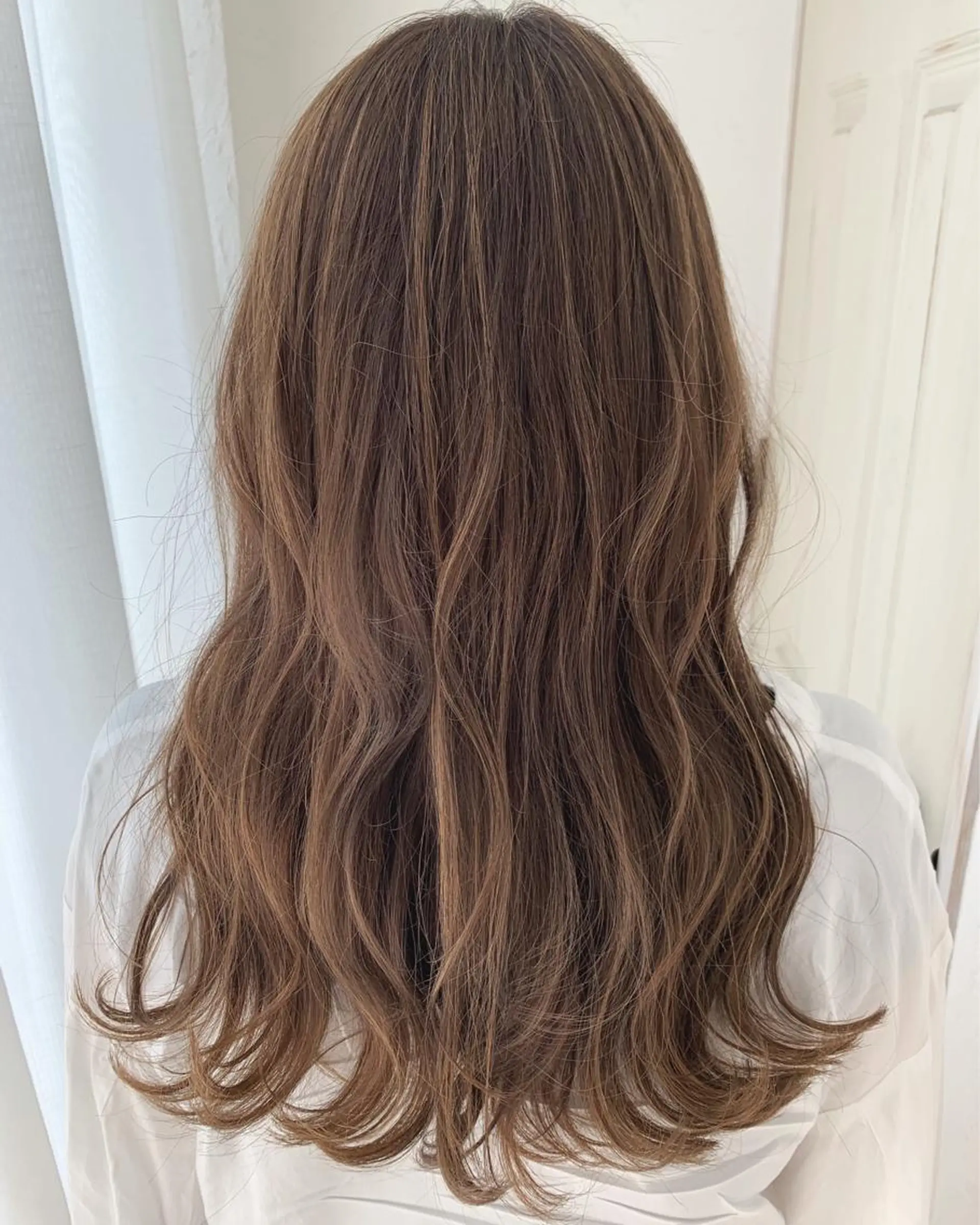 ロング カラー fio マナミのヘアスタイル