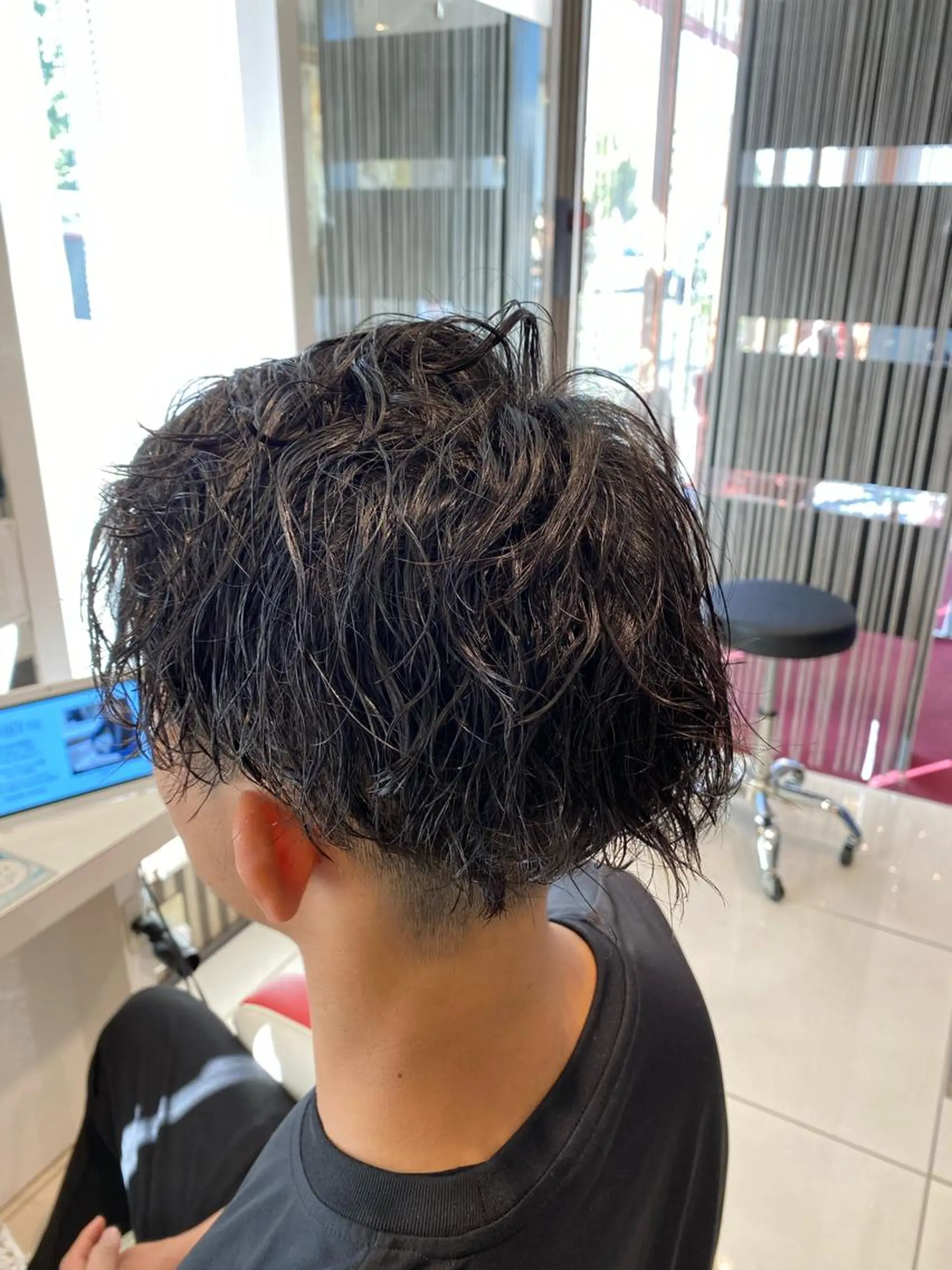 パーマ メンズ 星野 聖也のヘアスタイル