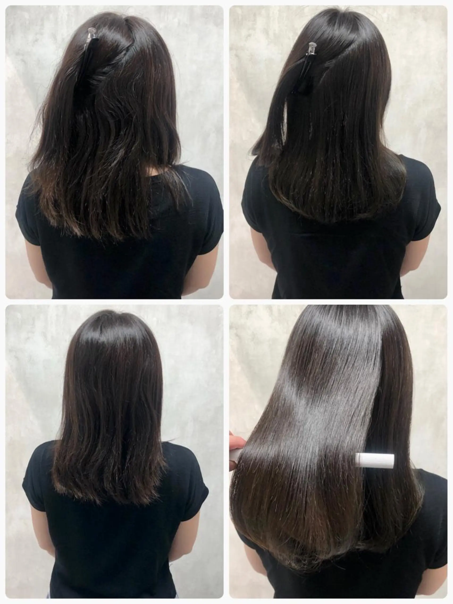 セミロング カット 縮毛矯正 トリートメント ⚠️美容室迷子⚠️ 谷口にお任せ😊のヘアスタイル