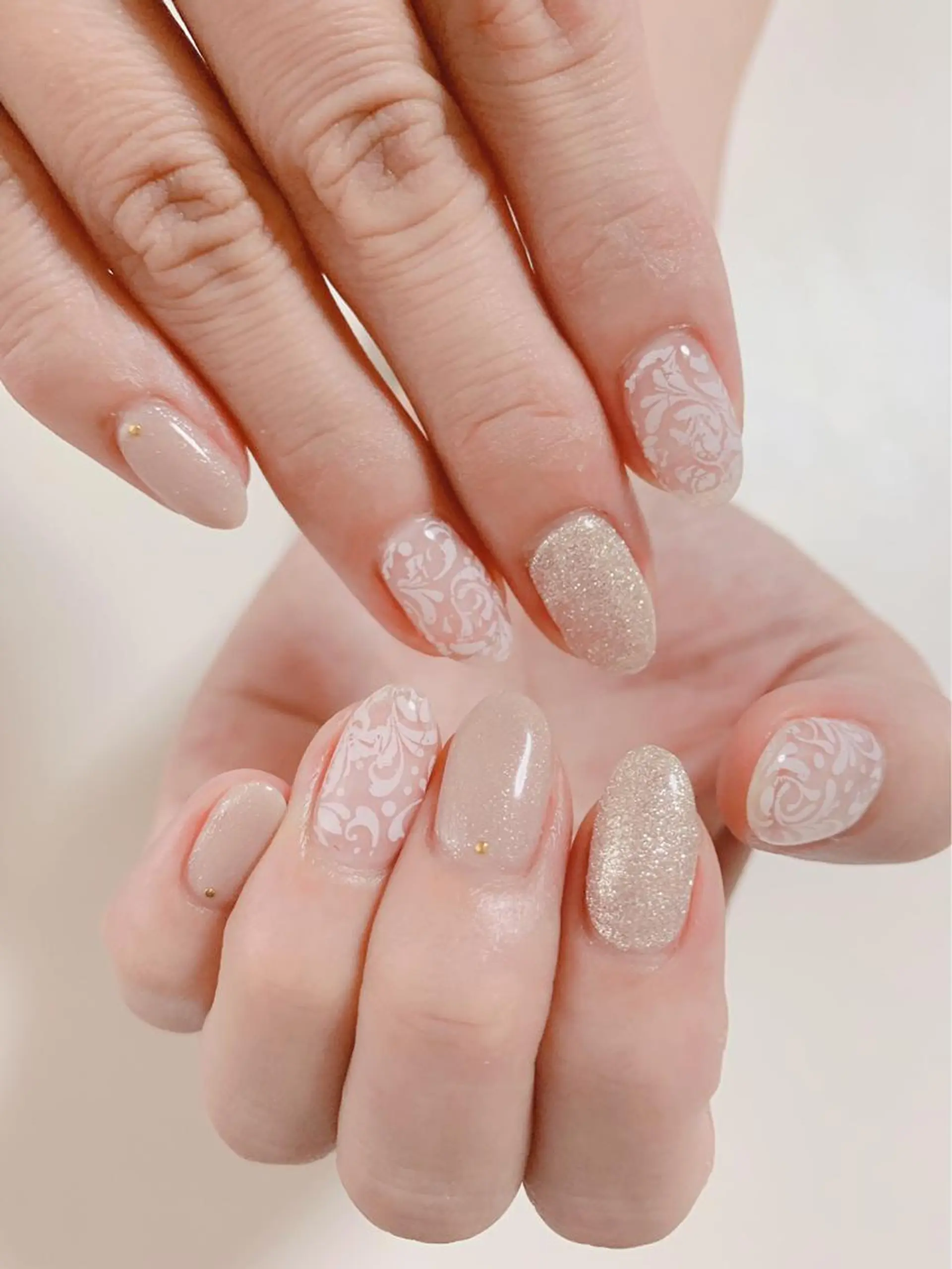 ネイル アートネイル 長さ出し フットネイル グリーン ニュアンスネイル Lily Roseスタッフ一同のマツエク・マツパデザイン