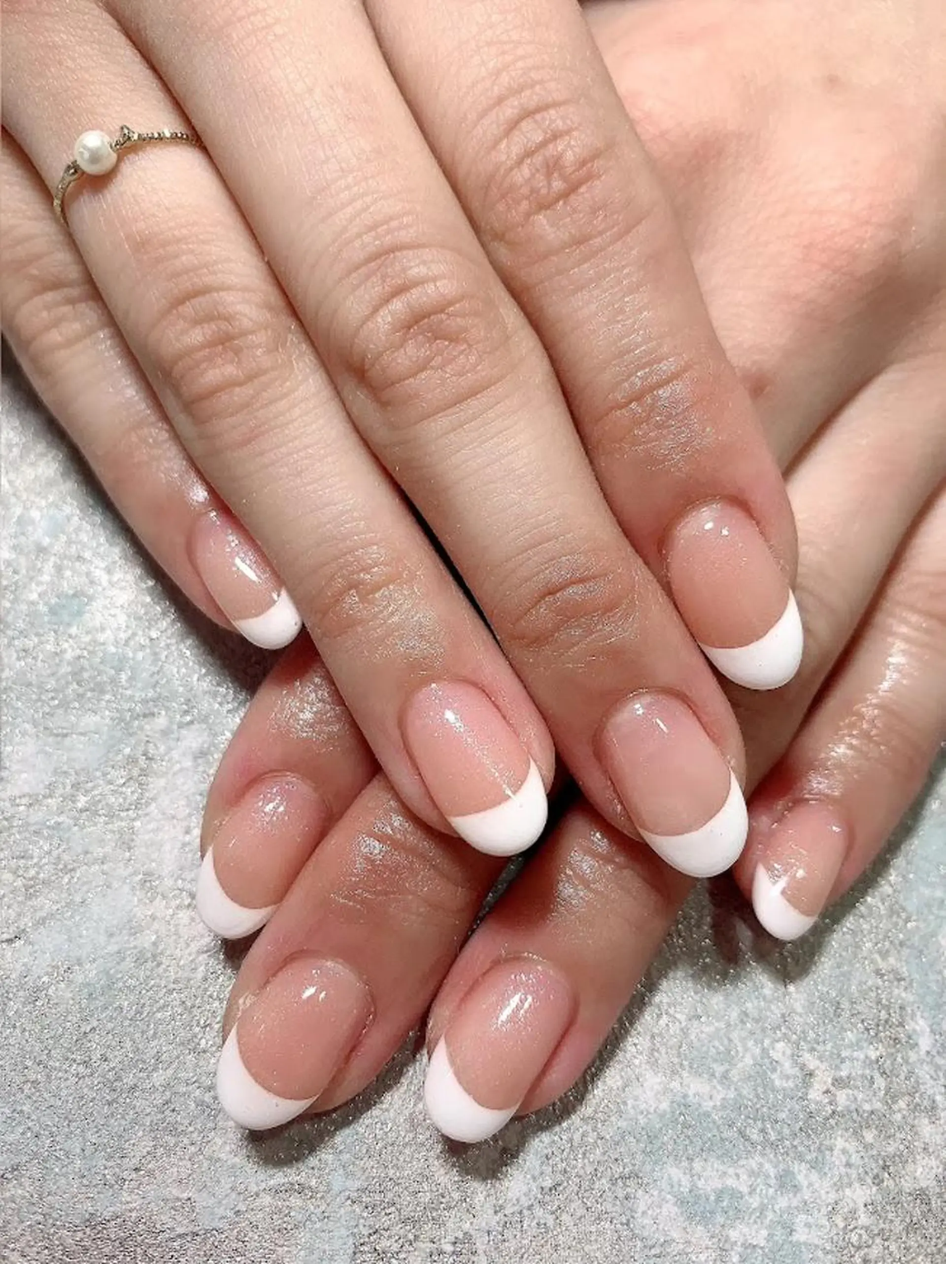 ネイル フレンチネイル ハンドネイル Amira kanaのネイルデザイン