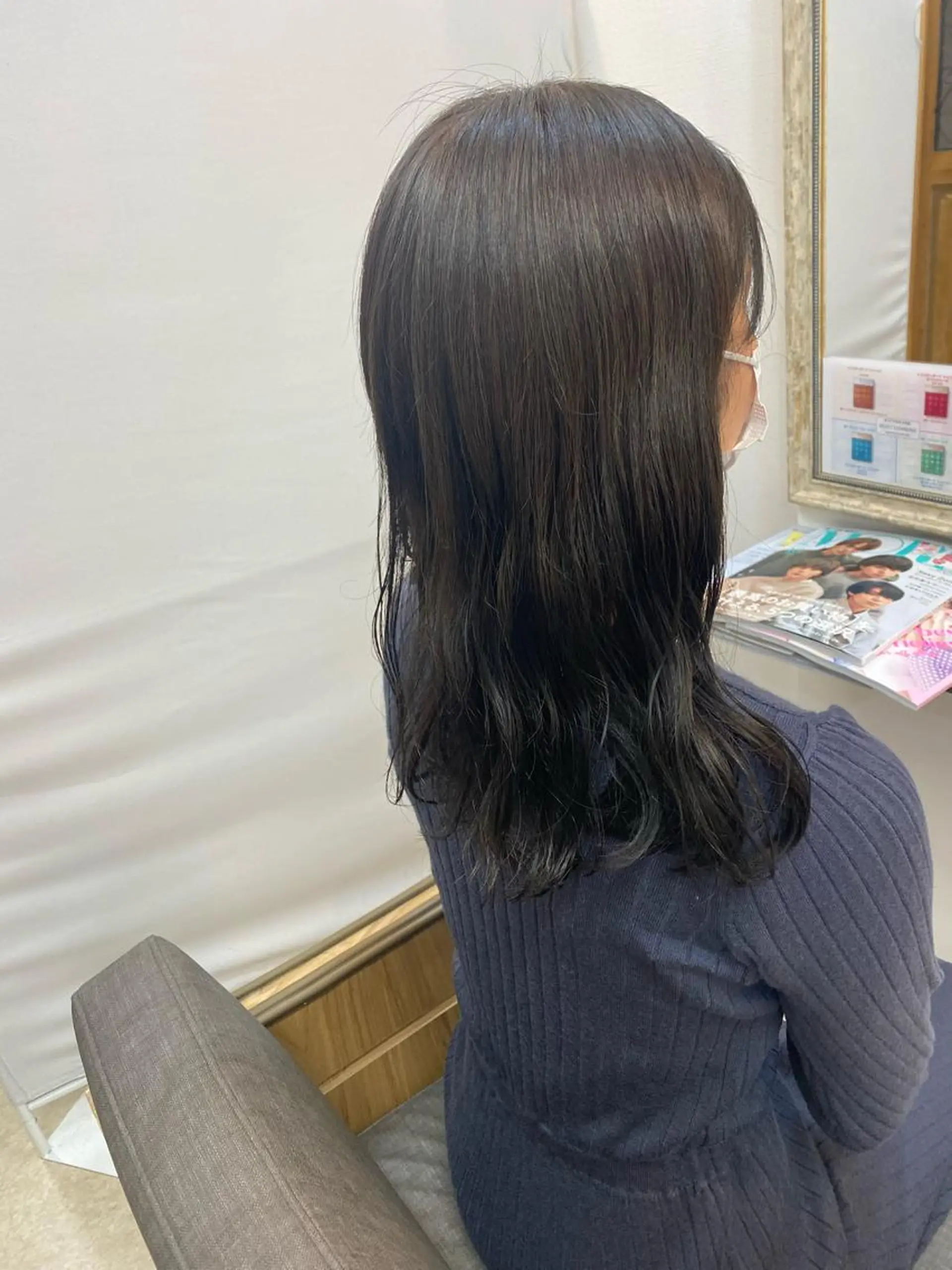 ロング カラー ヘアカラー トリートメント 柴田 将のヘアスタイル