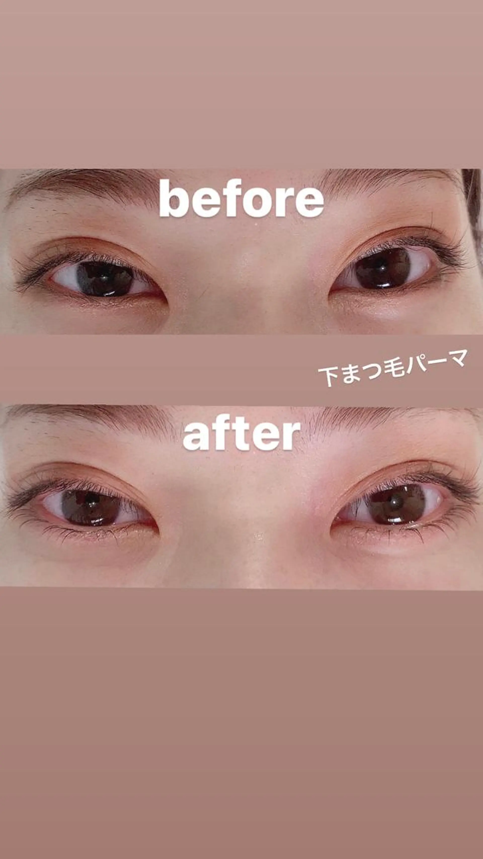 マツエク・マツパ 下まつげエクステ 一重×まつ毛パーマ Eyelash ＊Freakのマツエク・マツパデザイン