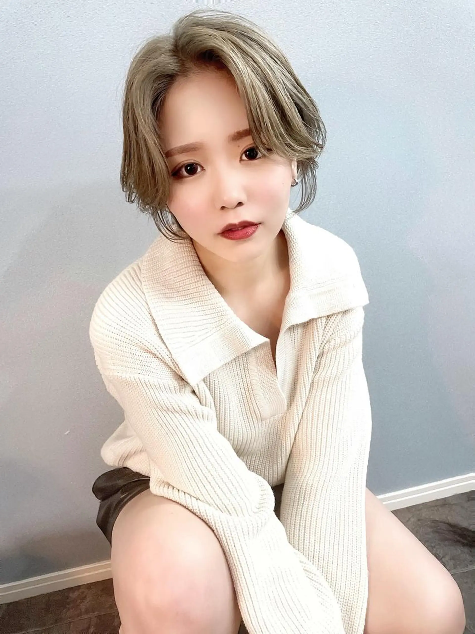 ショート カラー ショートボブ ブリーチ ハイトーンカラー ボブ ショートヘア ヘアカラー トリートメント 【 DIPTH 】 代表コウキ🥇のヘアスタイル