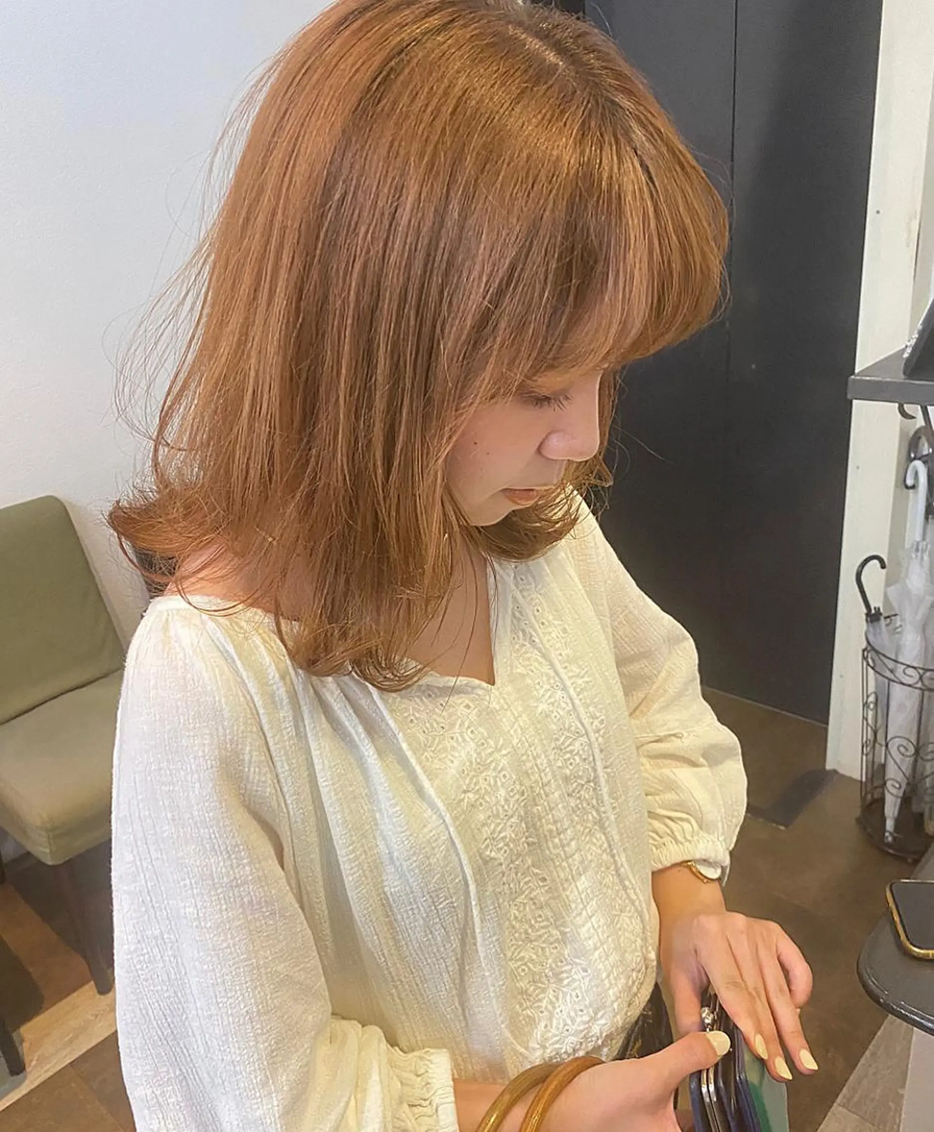 ミディアム GiseL アンリのヘアスタイル