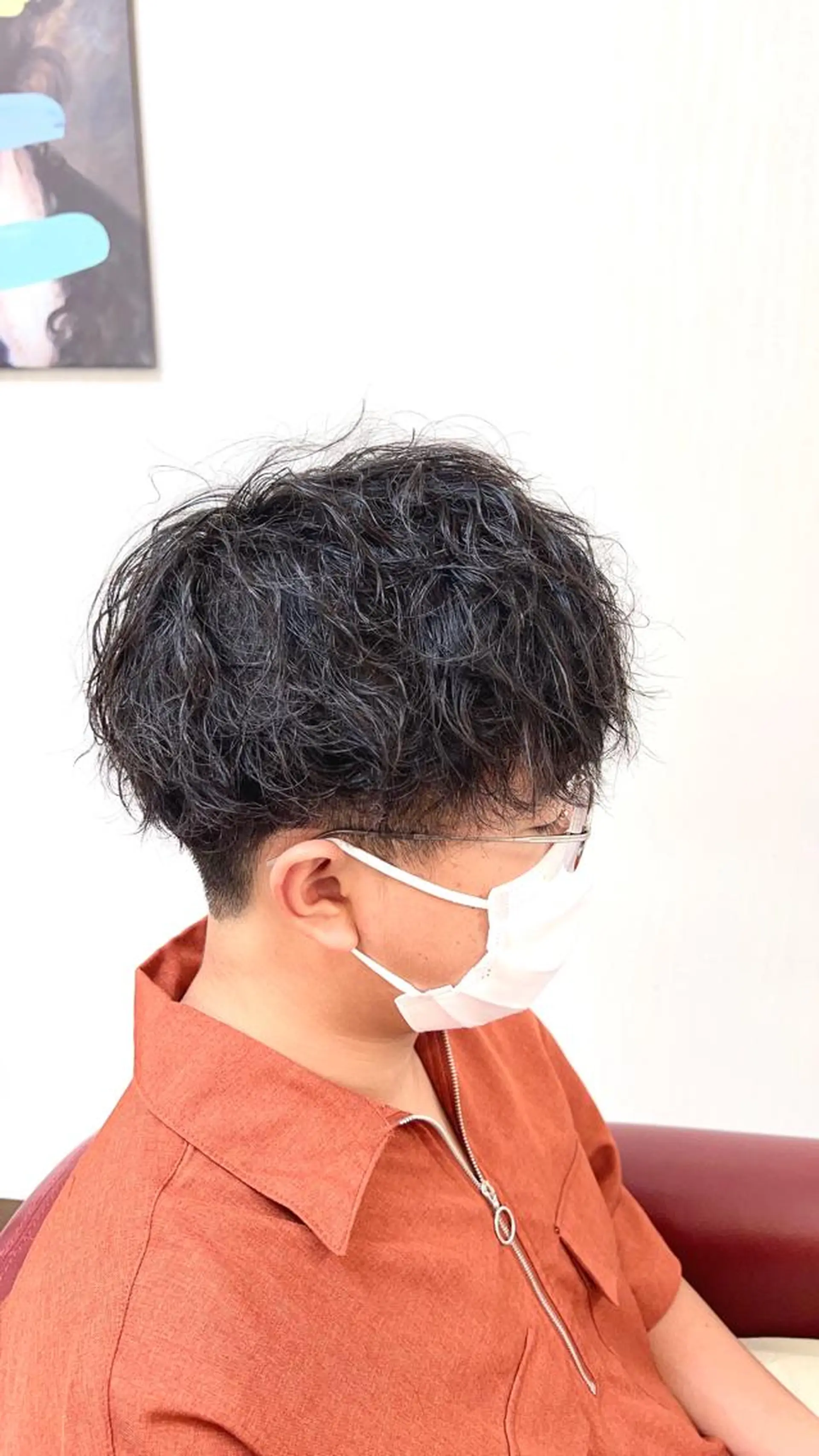 ショート パーマ メンズ KEN 🌟のヘアスタイル