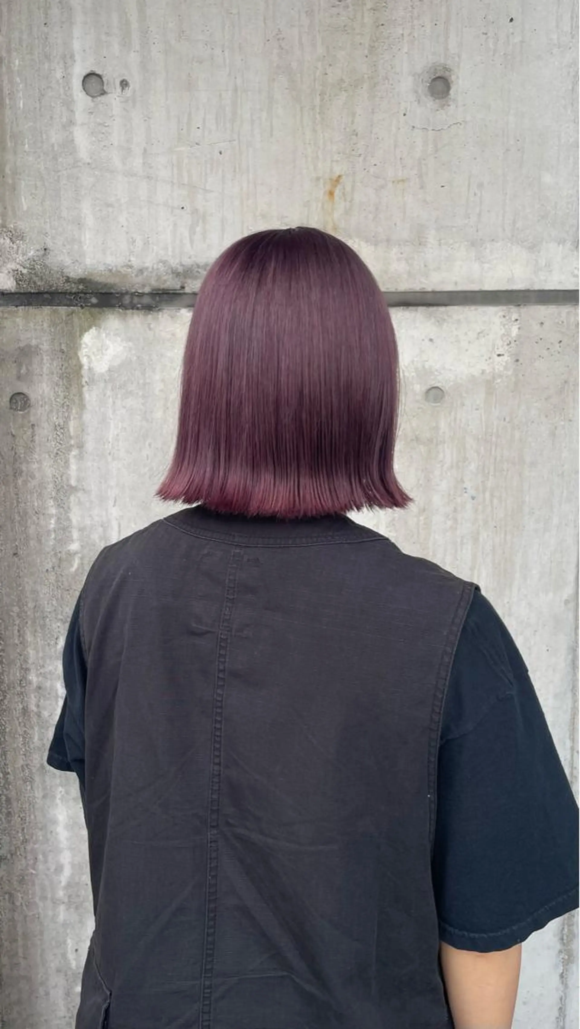 カラー nonoka オリーブ/レイヤーのヘアスタイル