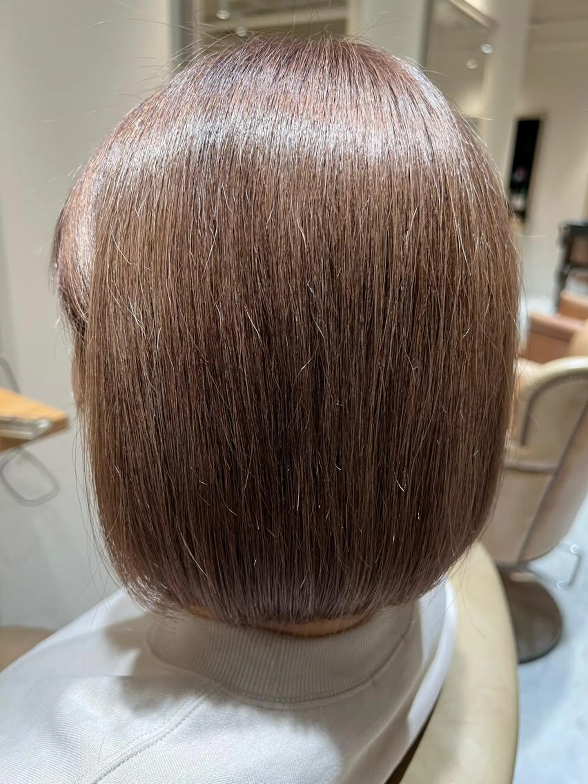 ミディアム カラー 大河原 美優のヘアスタイル