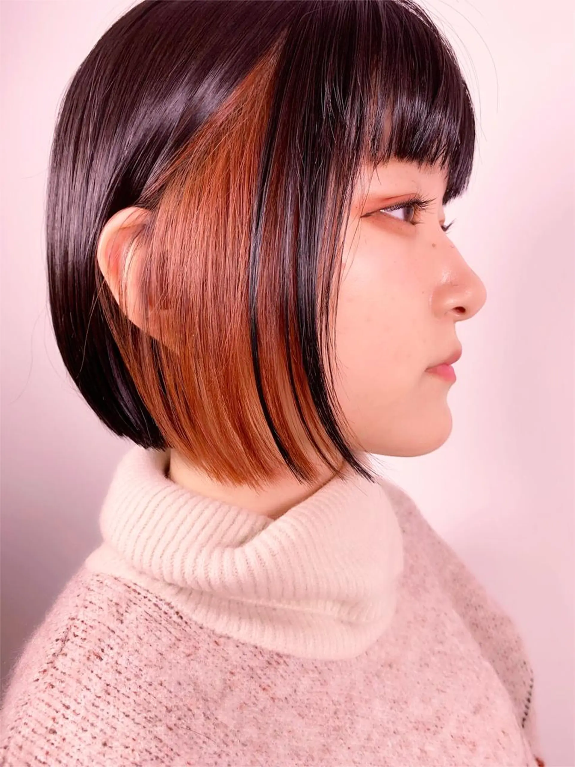 ショート カラー インナーカラー ボブ カット ヘアカラー トリートメント tension 【テンション】のヘアスタイル