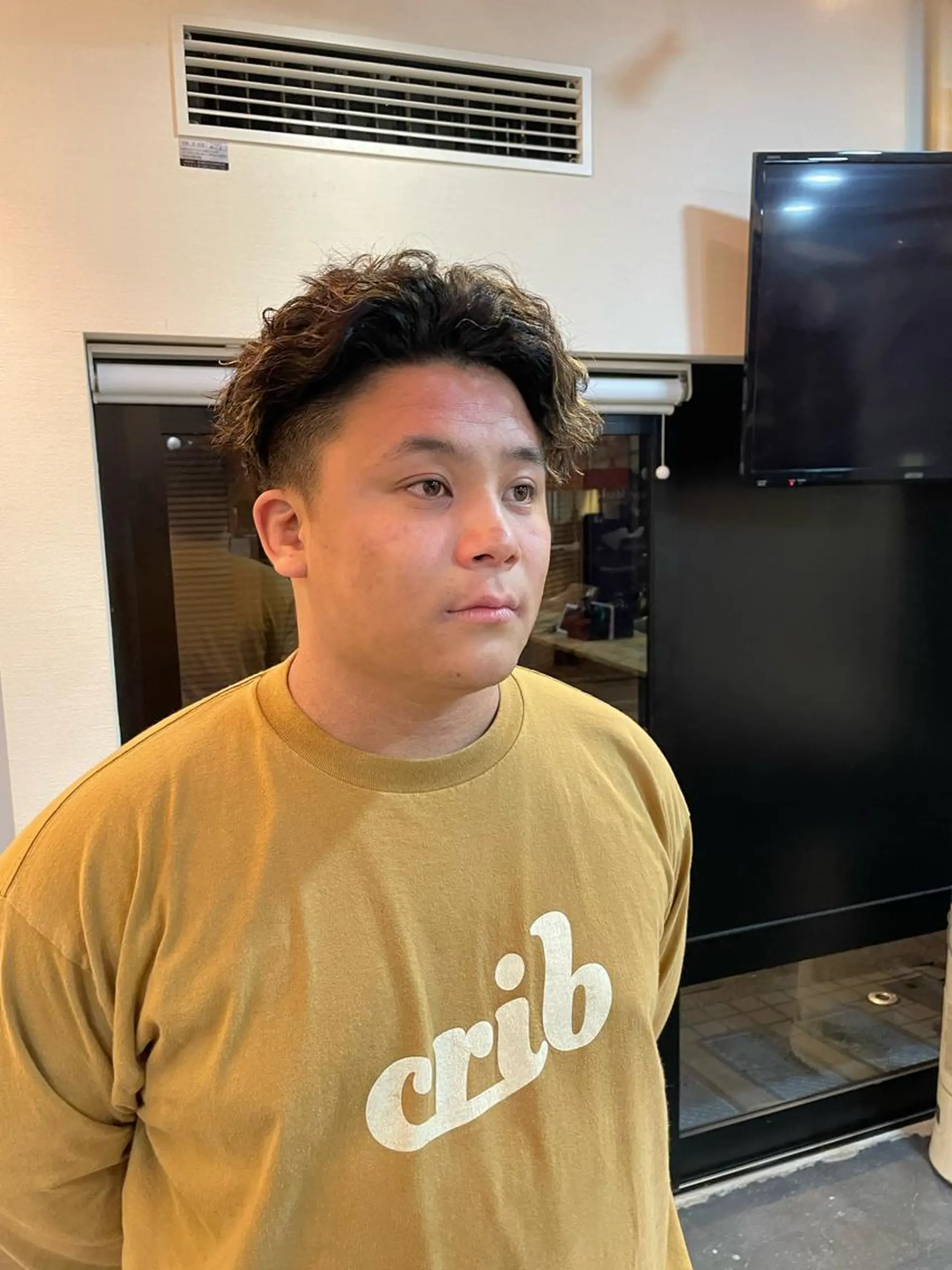 パーマ メンズ イマイ リサのヘアスタイル