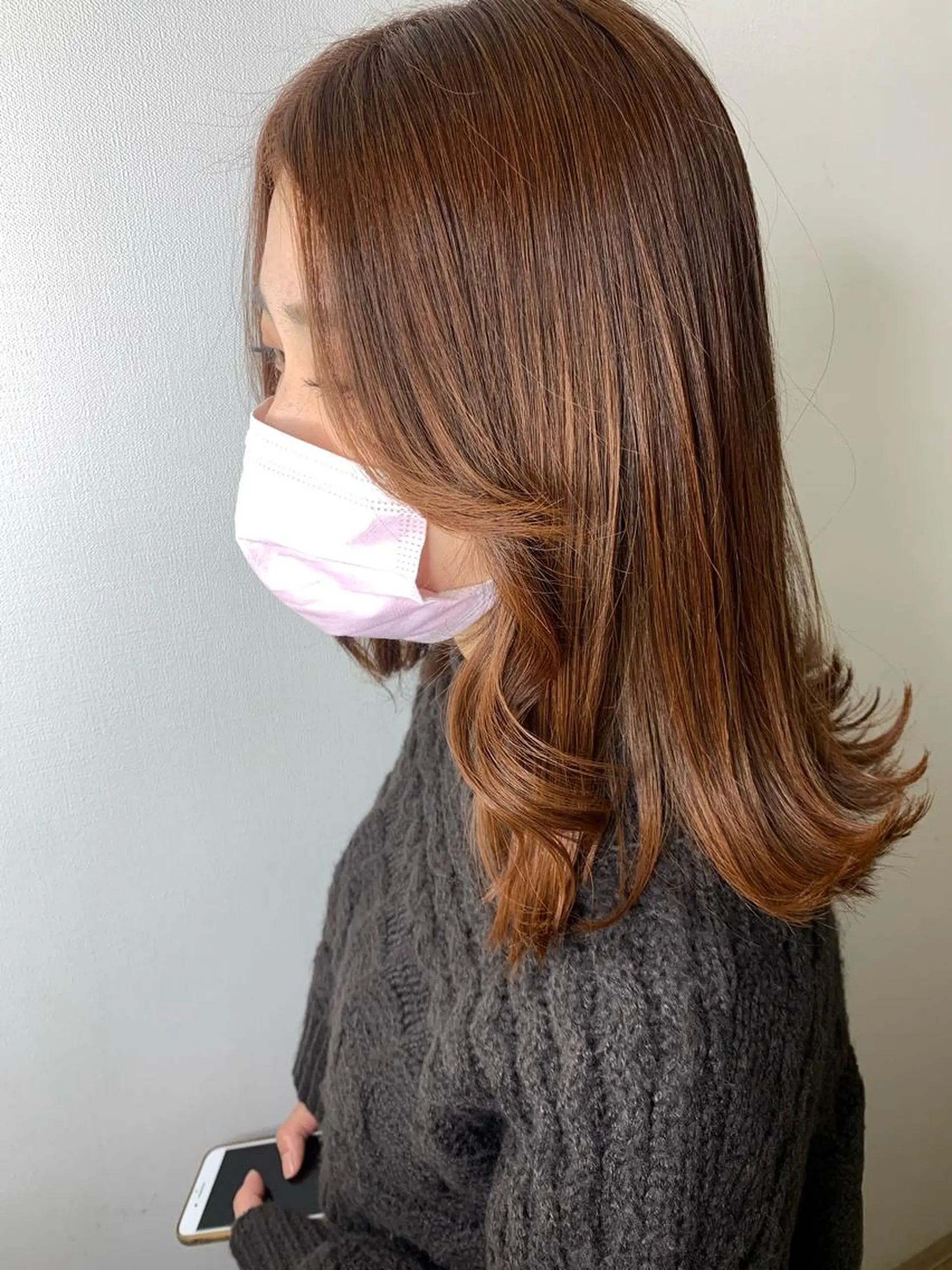 ミディアム カラー 🫧ウルフカット/ 畑中結衣🫧のヘアスタイル