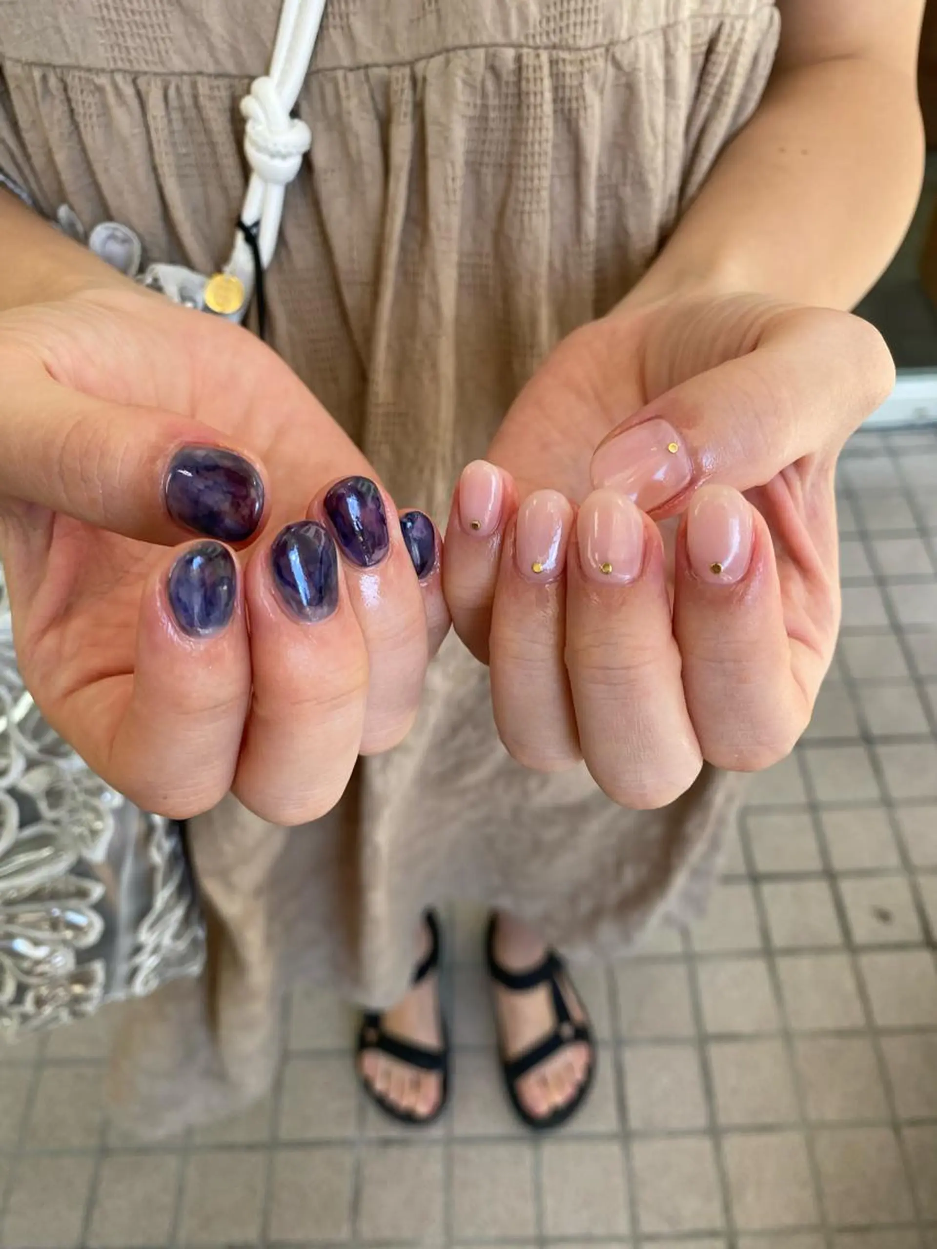 ネイル 持ち込み ハンドネイル 栗林 実莉のネイルデザイン