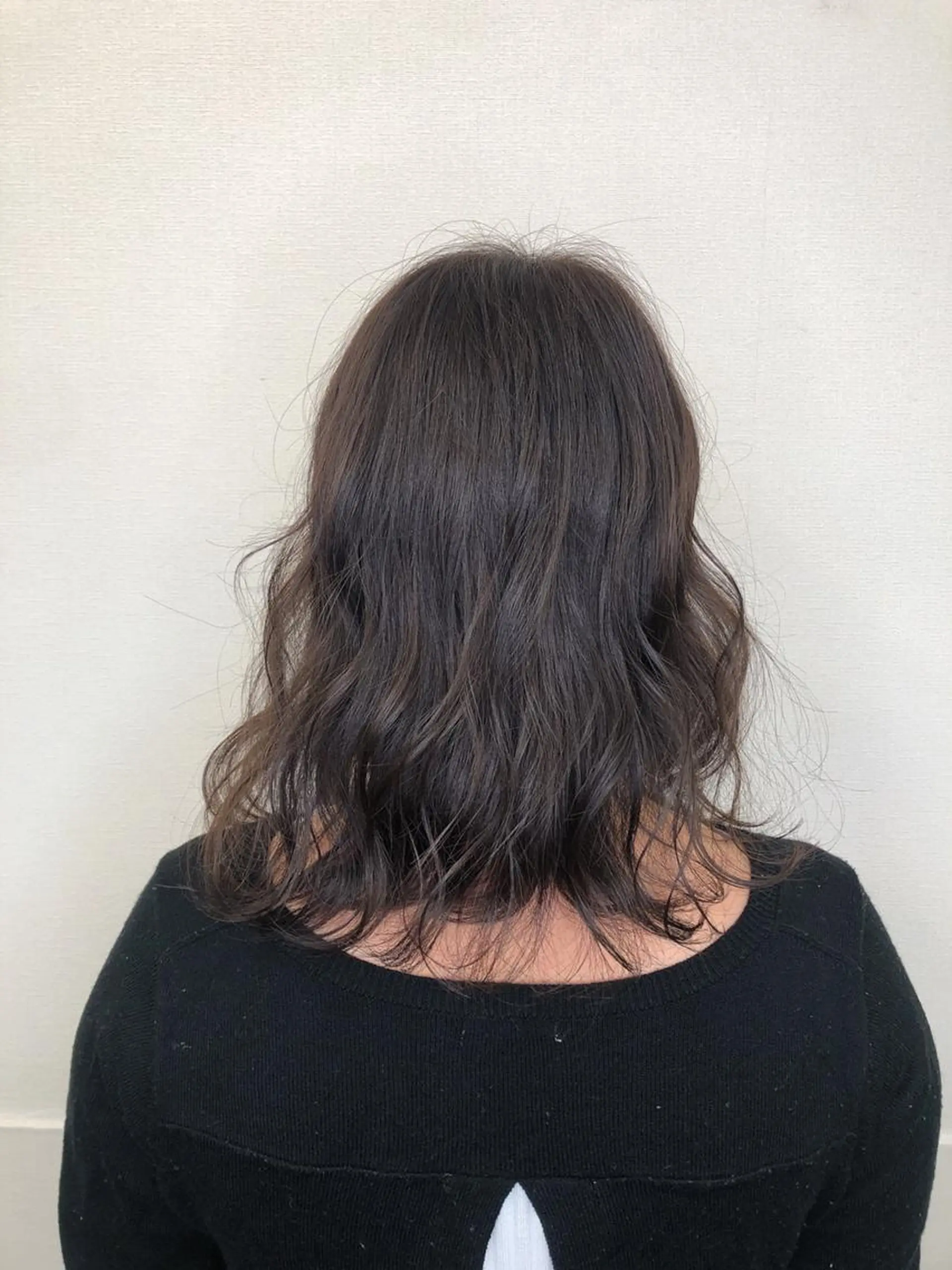 ミディアム 伸ばしかけ インヘアー/美容院 /下伊福店/﨑山瑠依のヘアスタイル