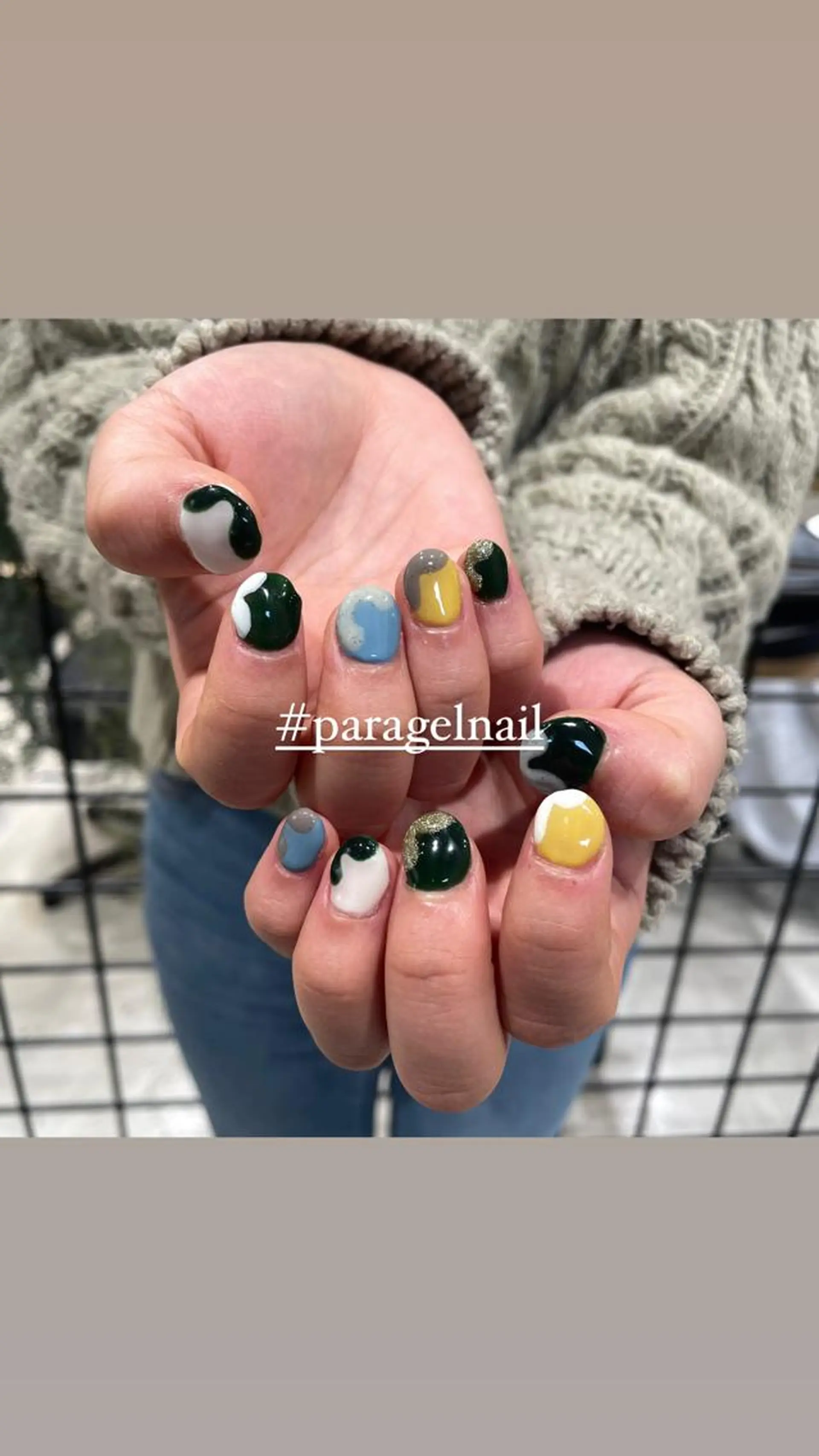 ネイル ジェルネイル パラジェル ハンドネイル 淡色ネイル 🎀moeのネイルデザイン