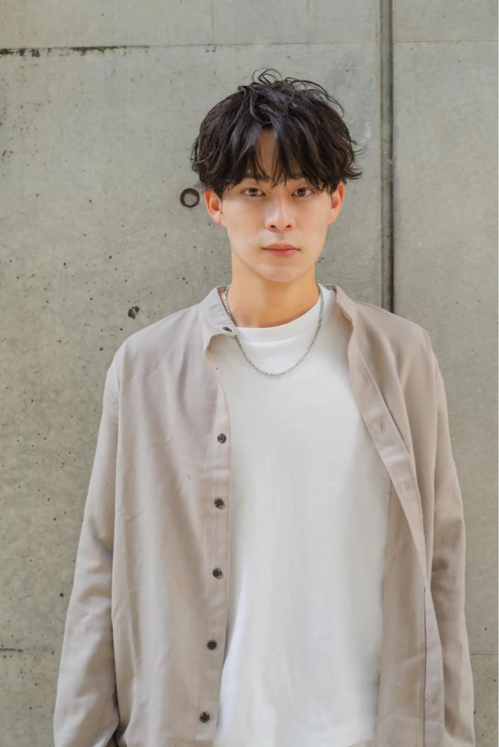 パーマ メンズ 淡路上新庄/髪質改善 .艶カラー/野口春貴のヘアスタイル