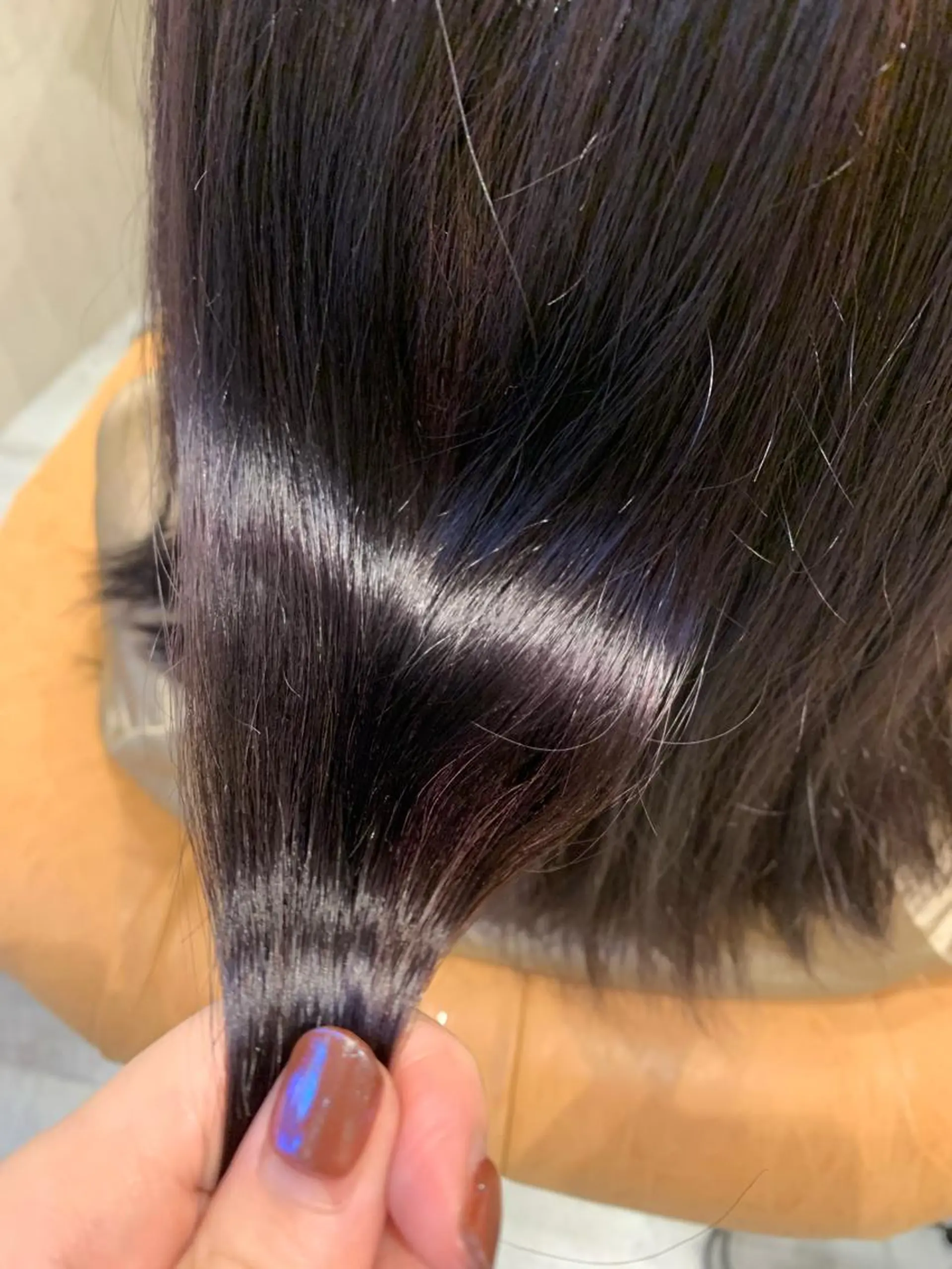 カラー ネイビーカラー Aya/四条烏丸/ インナーカラーのヘアスタイル