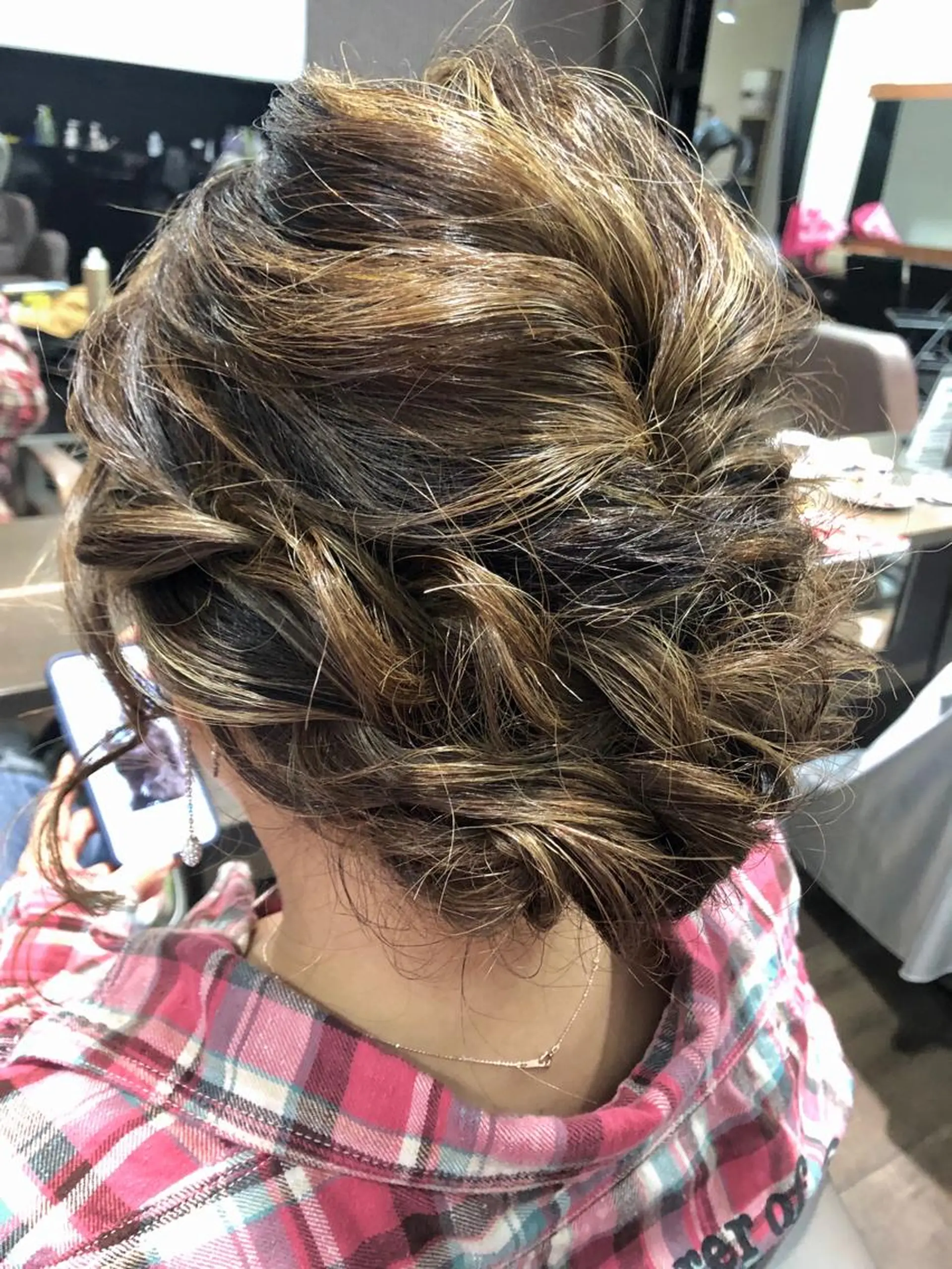 ロング ヘアアレンジ ヘアセット pep所属・pep natsumiのヘアスタイル