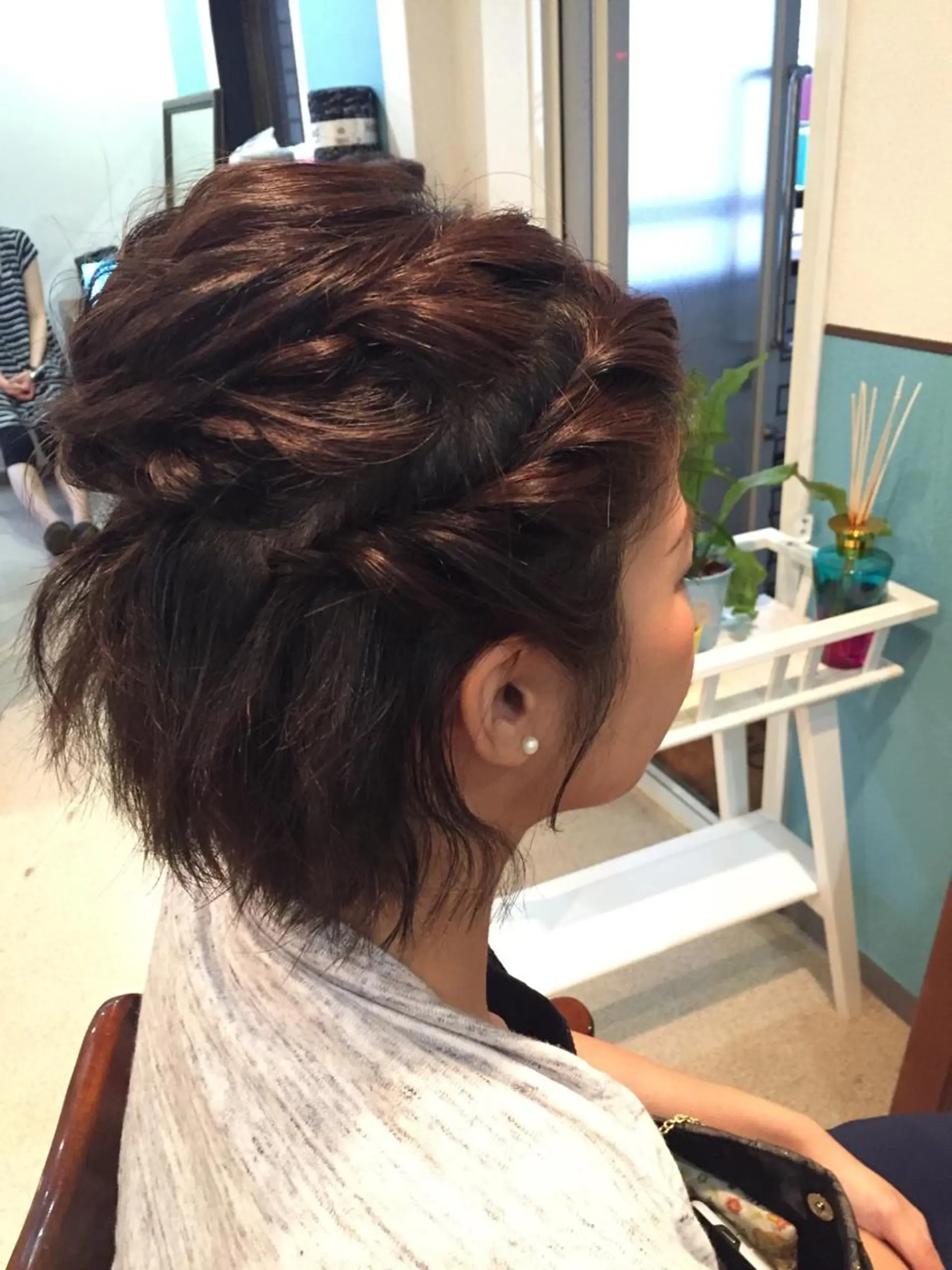 ショート ミディアム セミロング ロング ヘアアレンジ ハーフアップ 早朝✨ヘアセット 着付け/清水玲歌のヘアスタイル