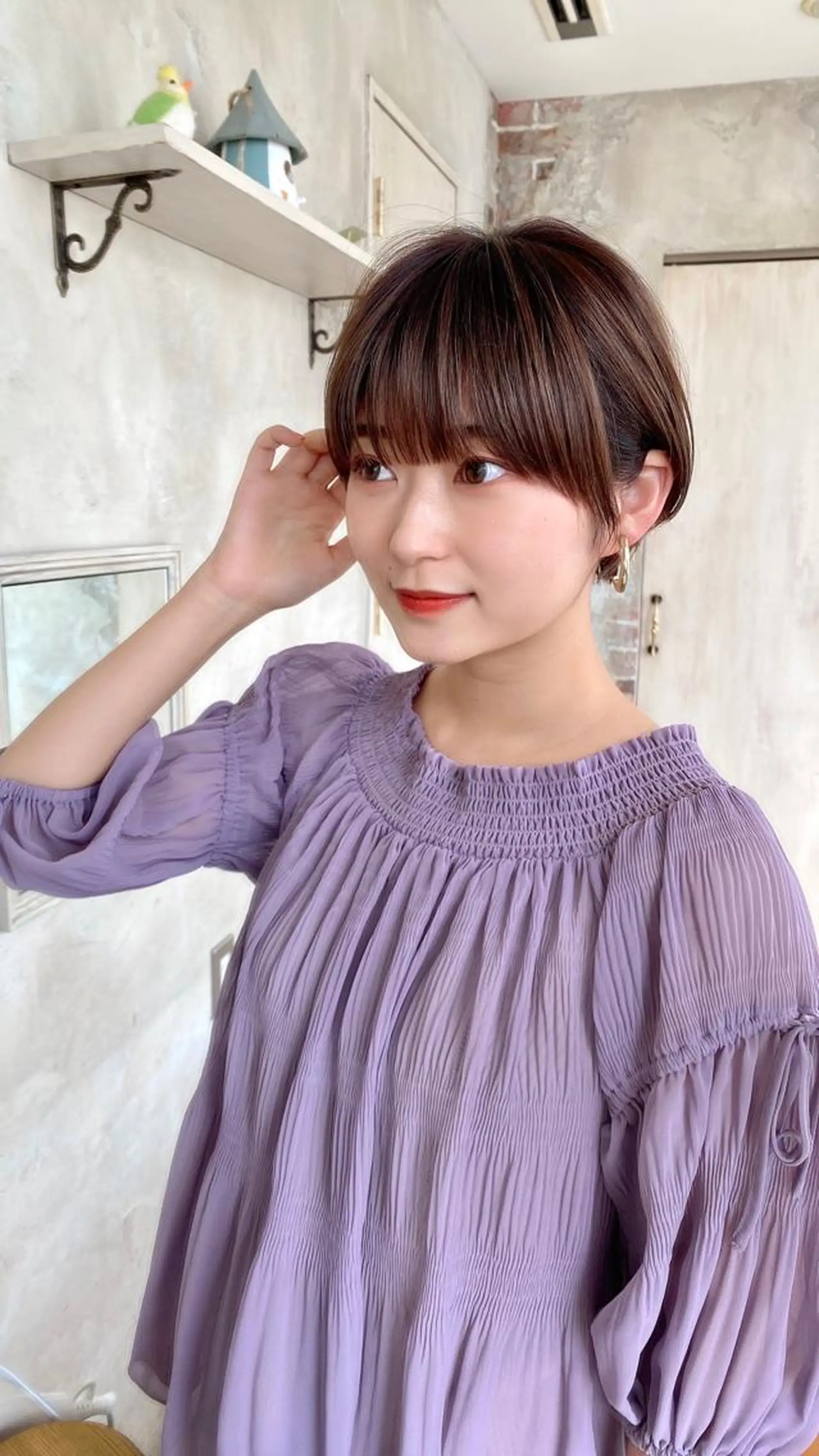 ショート 切りっぱなしボブ ショートボブ ハンサムショート 丸みショート アッシュ カット ヘアカラー トリートメント ショート、ボブの神✨ 峯朋也✂︎✨のヘアスタイル