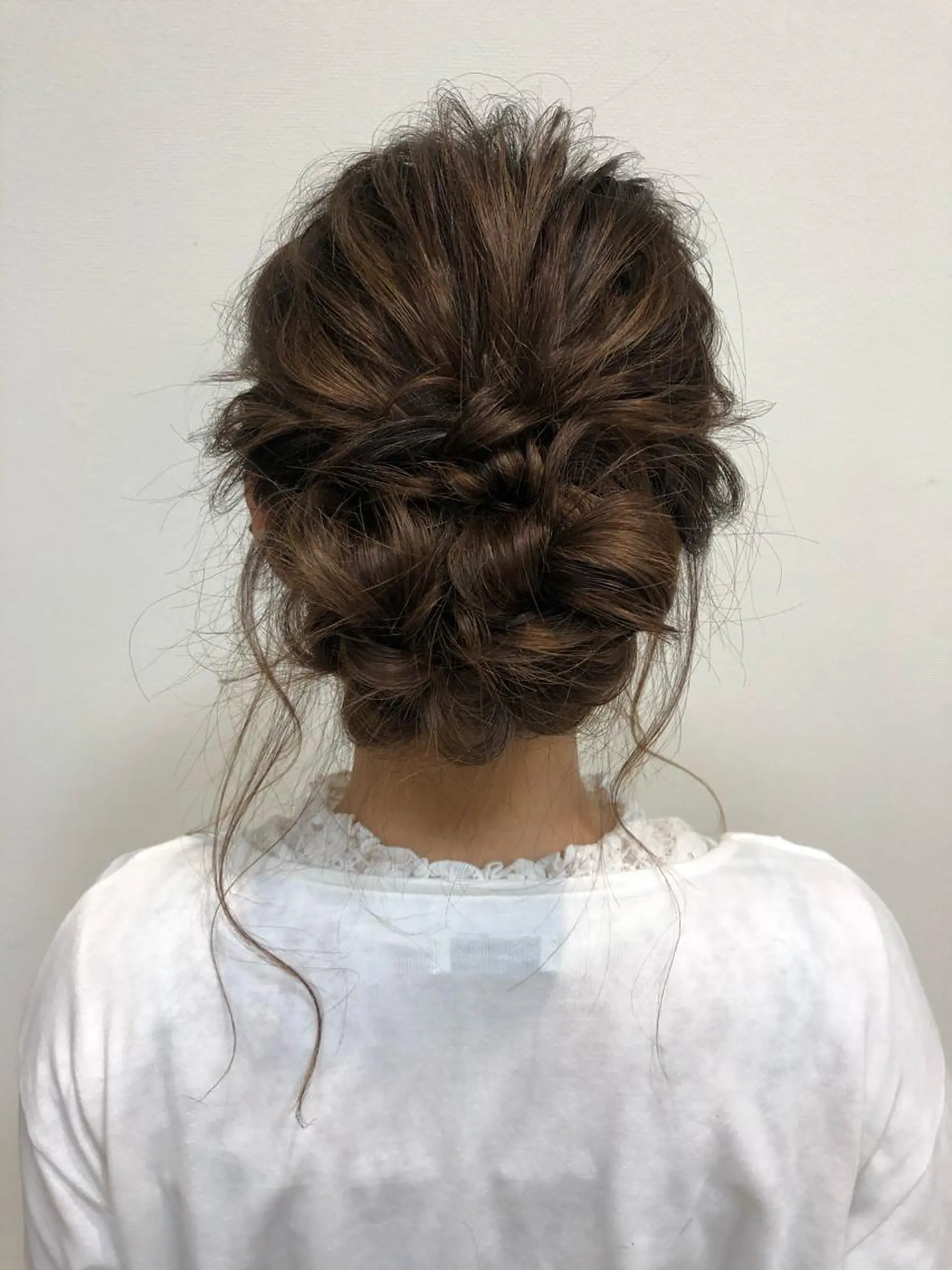 ミディアム カラー パーマ ヘアアレンジ ❣️倉敷❣️美髪 カラー能登一成のヘアスタイル