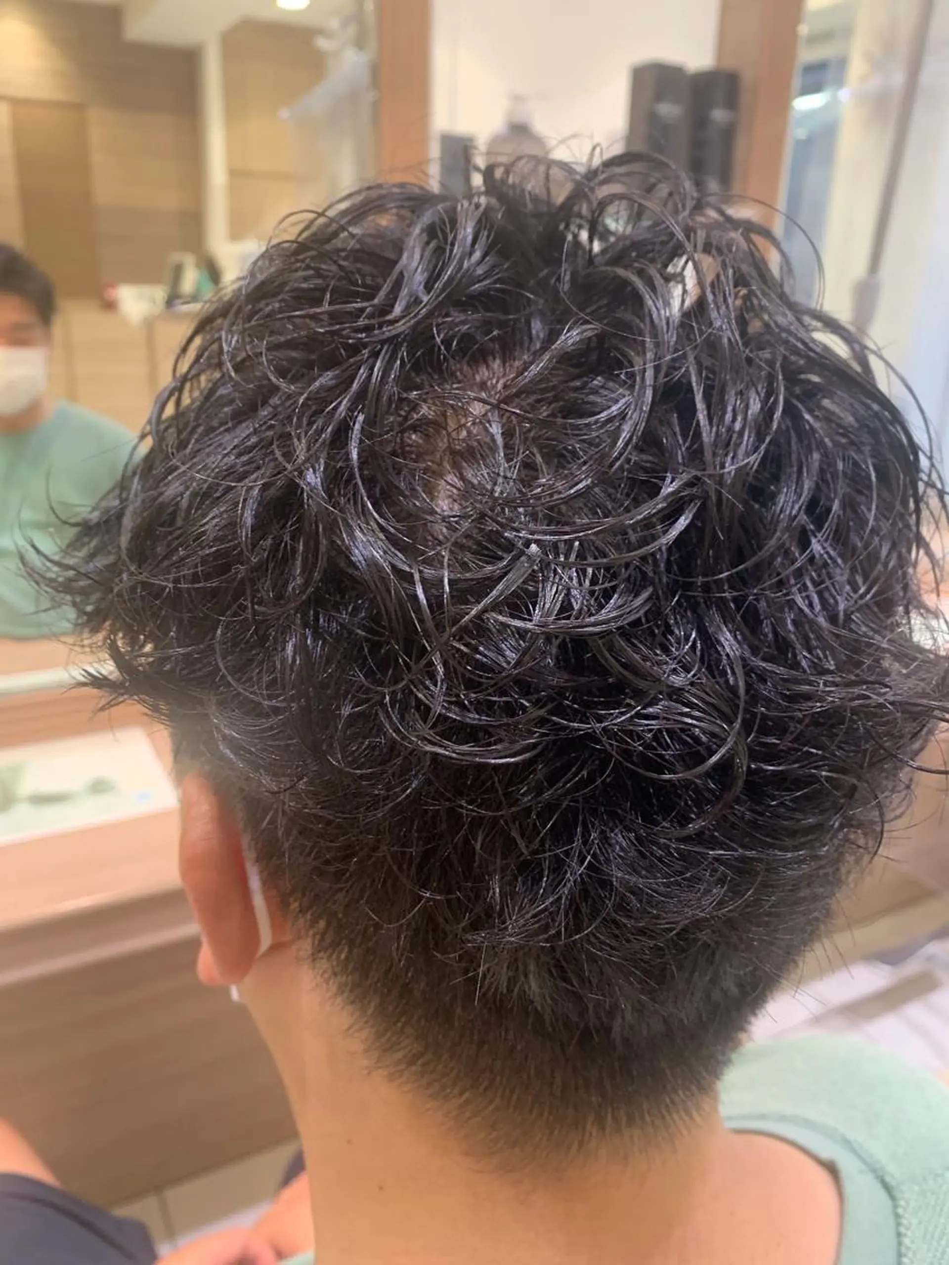ショート パーマ メンズ カット パーマ Ash 中岡ゆうたのヘアスタイル