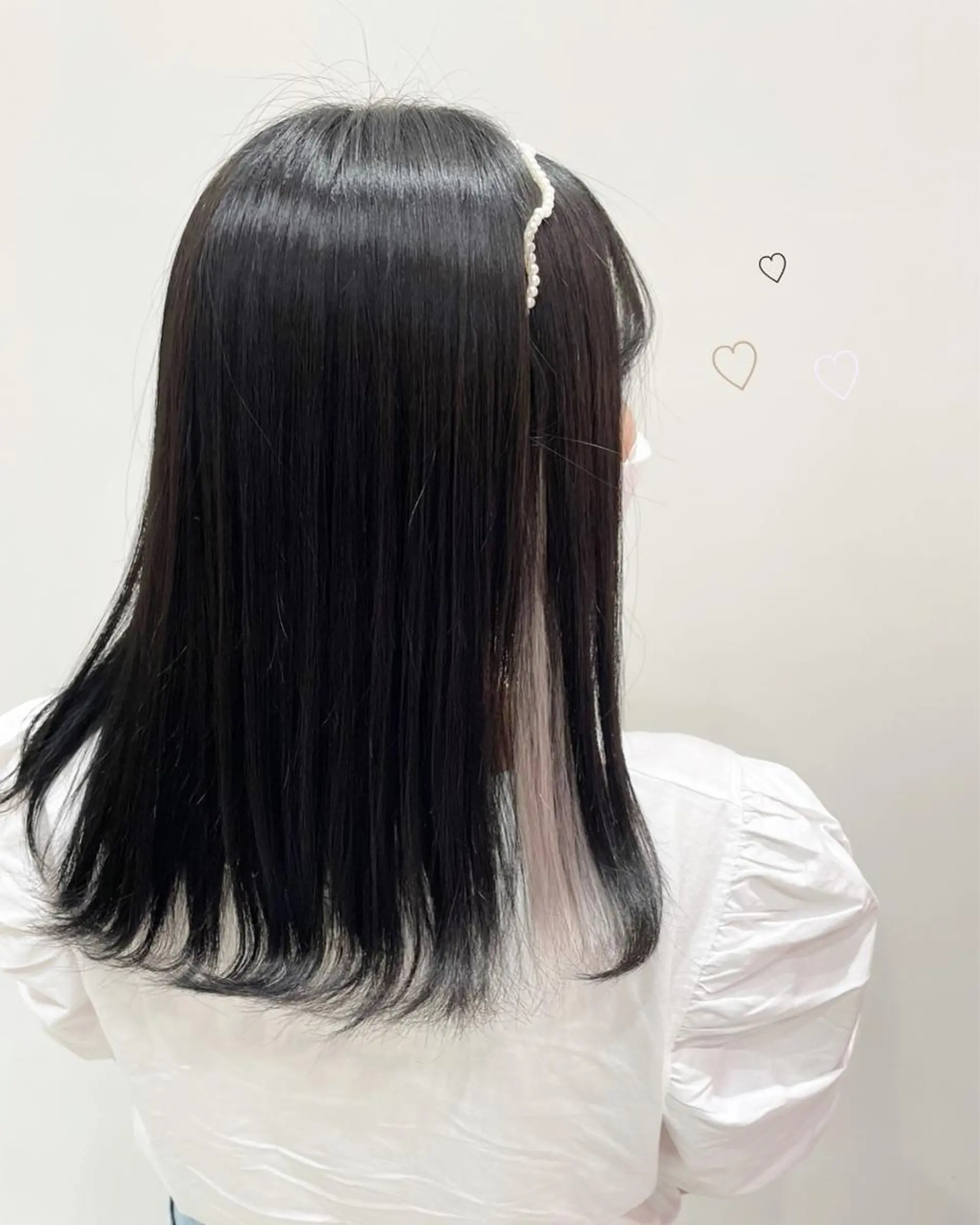 セミロング カラー シールエクステ エクステ EMANON新宿東口所属・新宿駅近♡個室 ♡関口三都季🌜のヘアスタイル