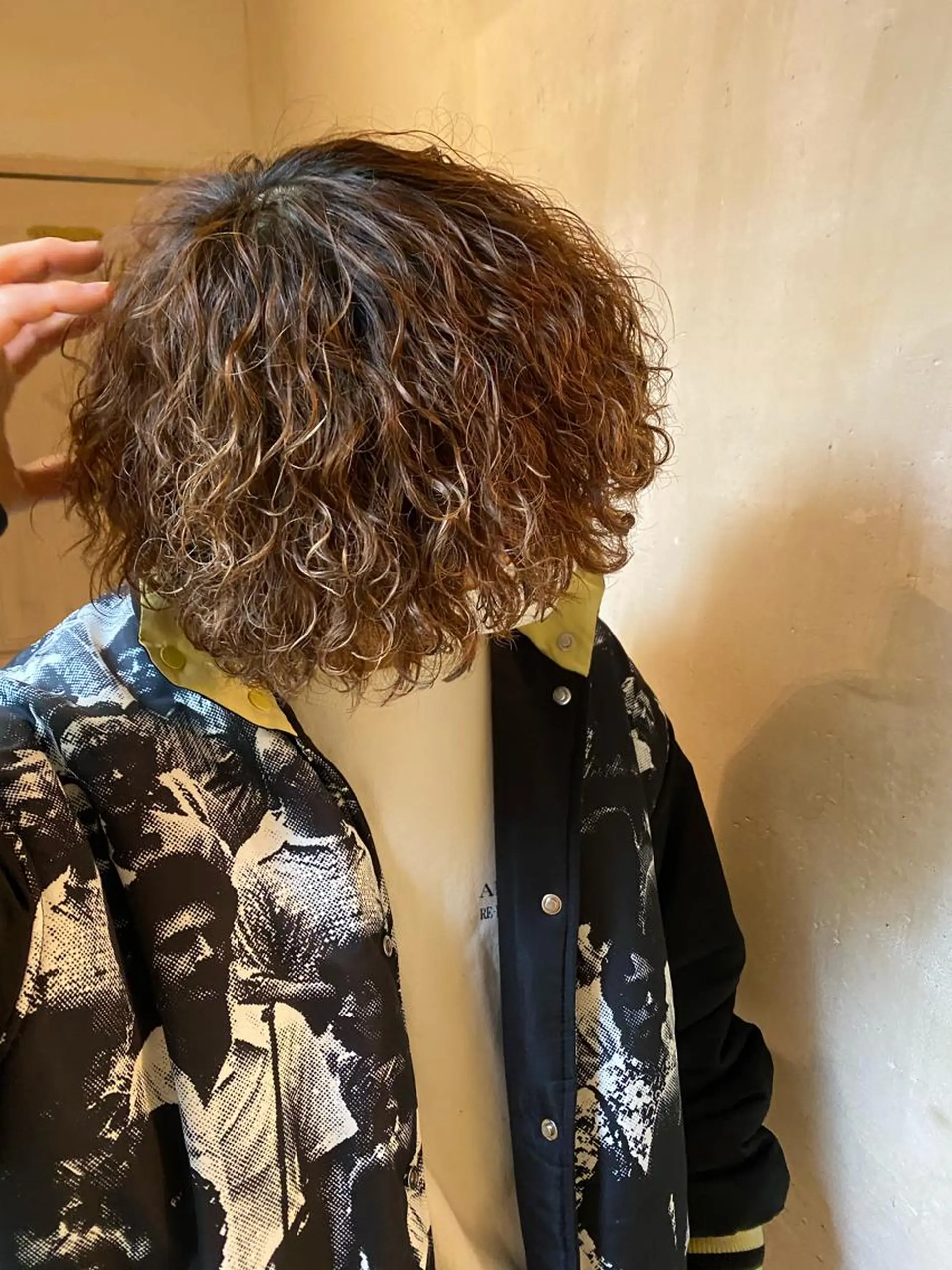 パーマ メンズ メンズパーマ amie by afloat(エイミーバイアフロート)所属・井上 日菜乃のヘアスタイル