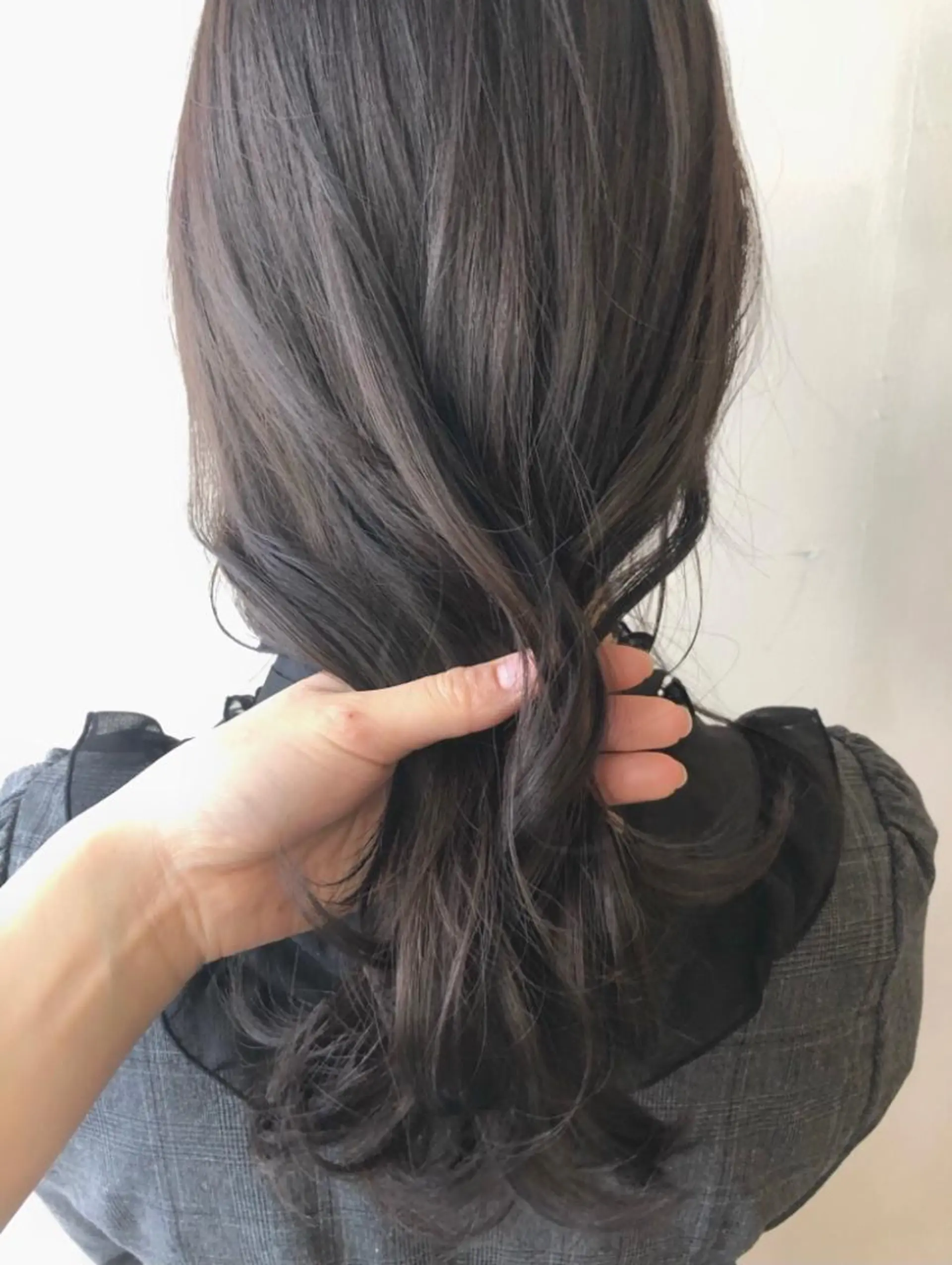 セミロング カット ヘアカラー トリートメント ヘッドスパ ヘアセット ✨透明感ケアカラー✨ 長野ゆきなのヘアスタイル