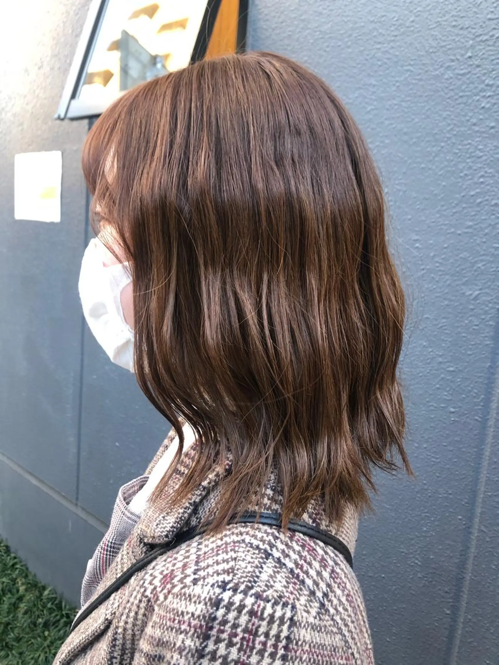 ミディアム メンズパーマ、カラー 大募集村上莉奈のヘアスタイル
