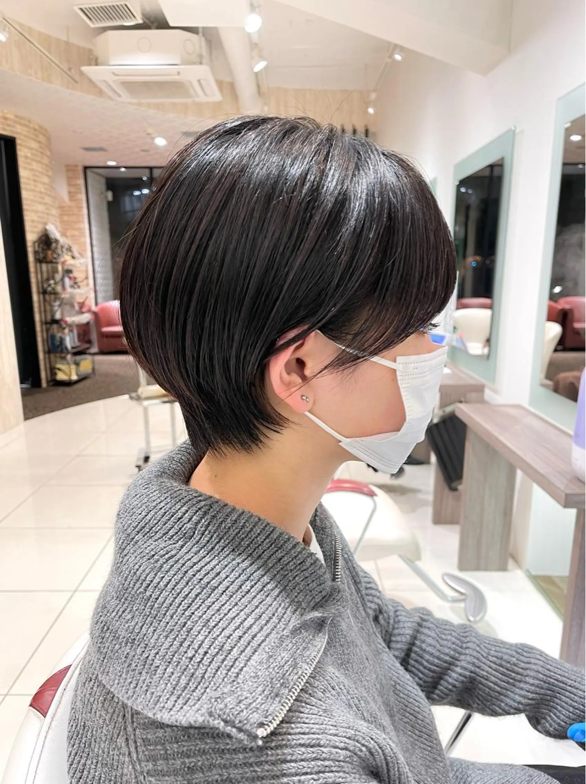 ショート ショートボブ ハンサムショート 丸みショート ボブ ショートヘア 荻窪/ショートヘア✨ ショートボブ長松大哉のヘアスタイル