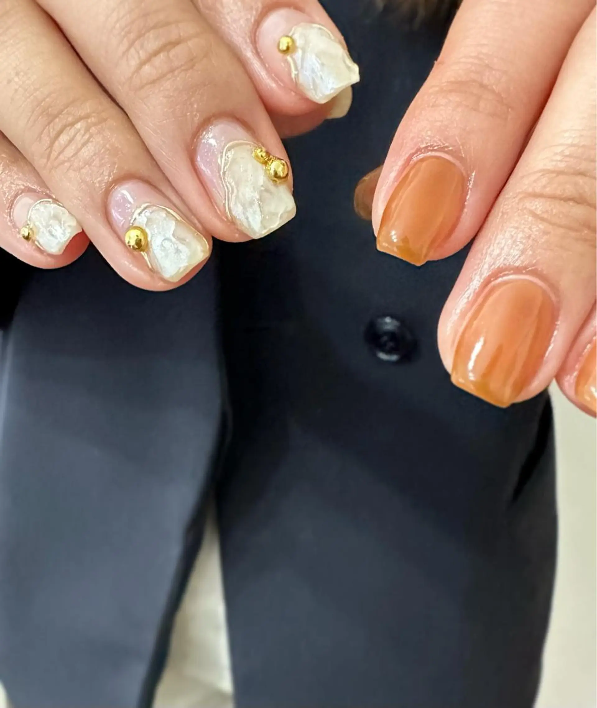 ネイル ハンドネイル フットネイル kiii.__ ✴︎*のネイルデザイン