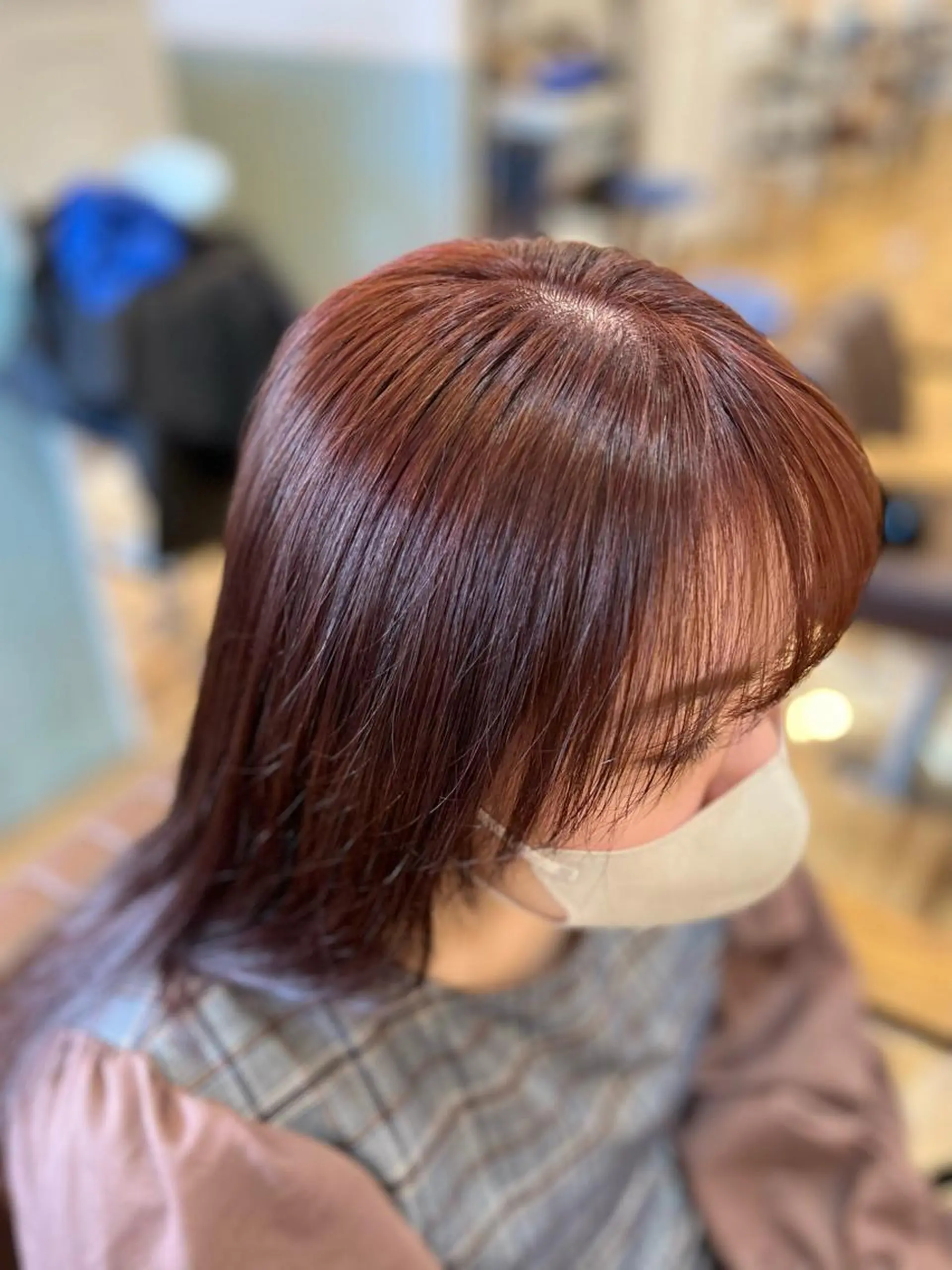 セミロング 🐰ハイトーンカラー 畠山　渡🐰のヘアスタイル