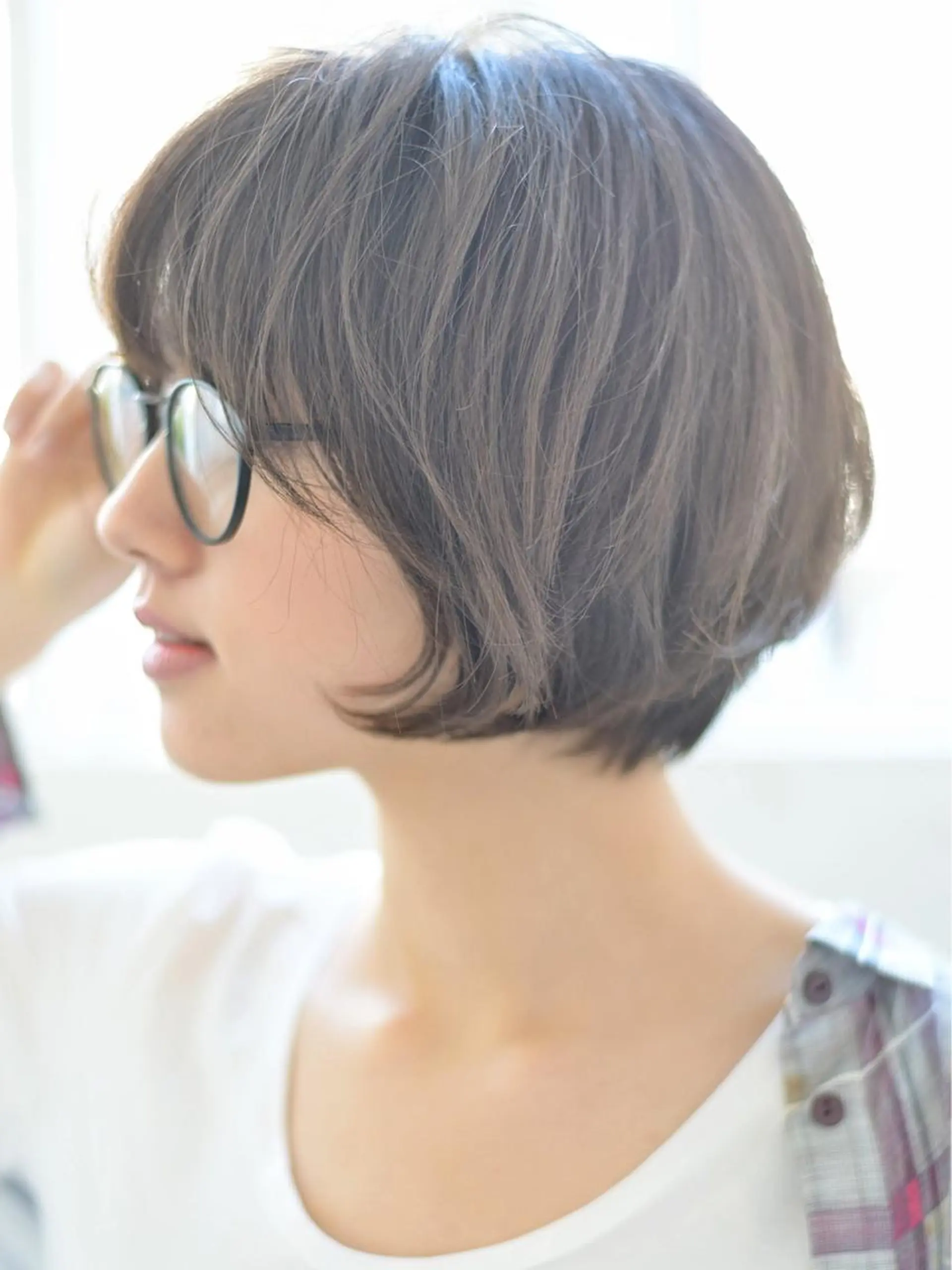 ショート カラー パーマ すきバサミを使わない カット✂️✨郡司泰之のヘアスタイル