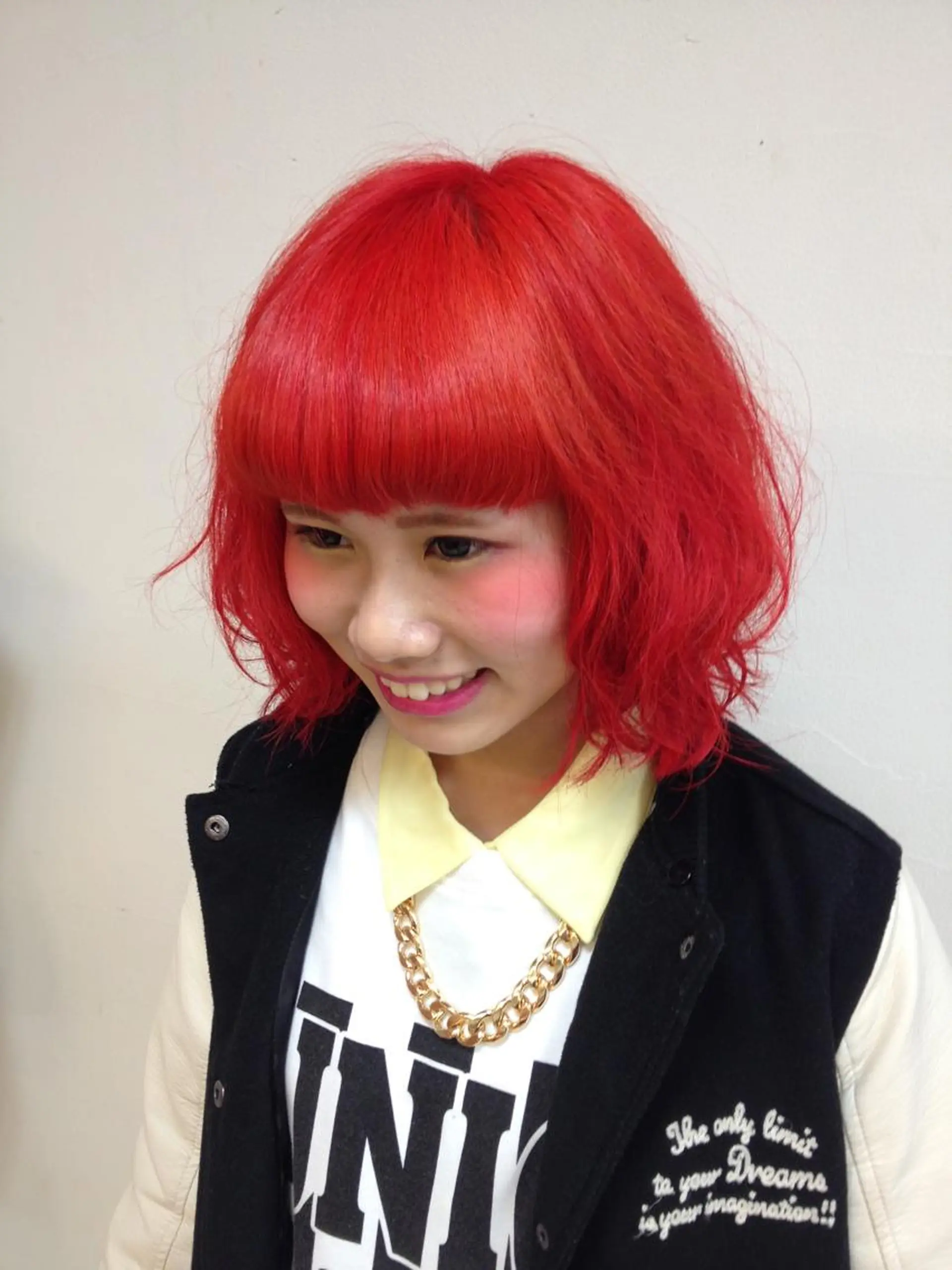 カラー パーマ ブリーチ 平尾 拓也のヘアスタイル