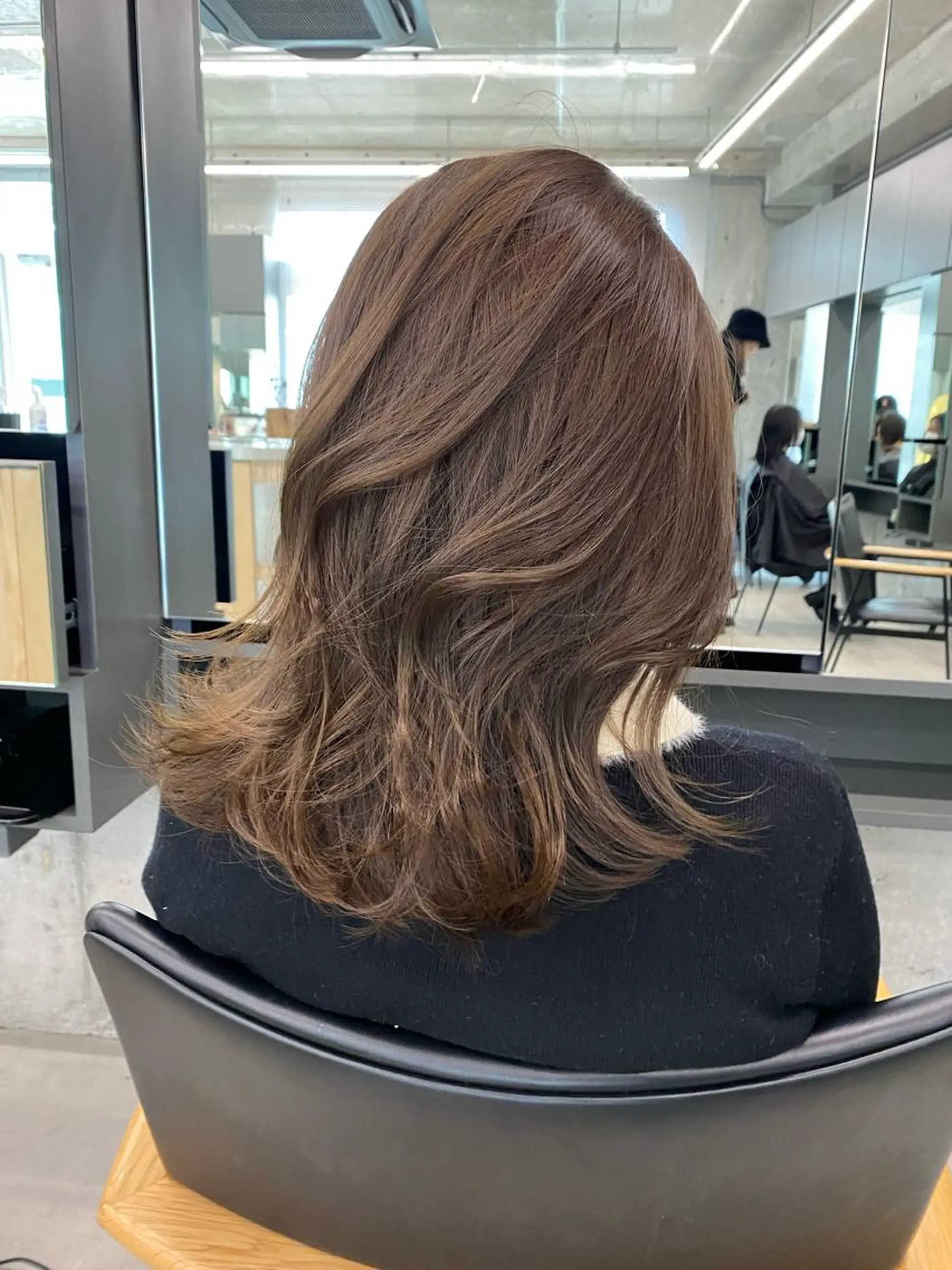 ミディアム カラー レイヤー/柔色 カラー/SAkiのヘアスタイル