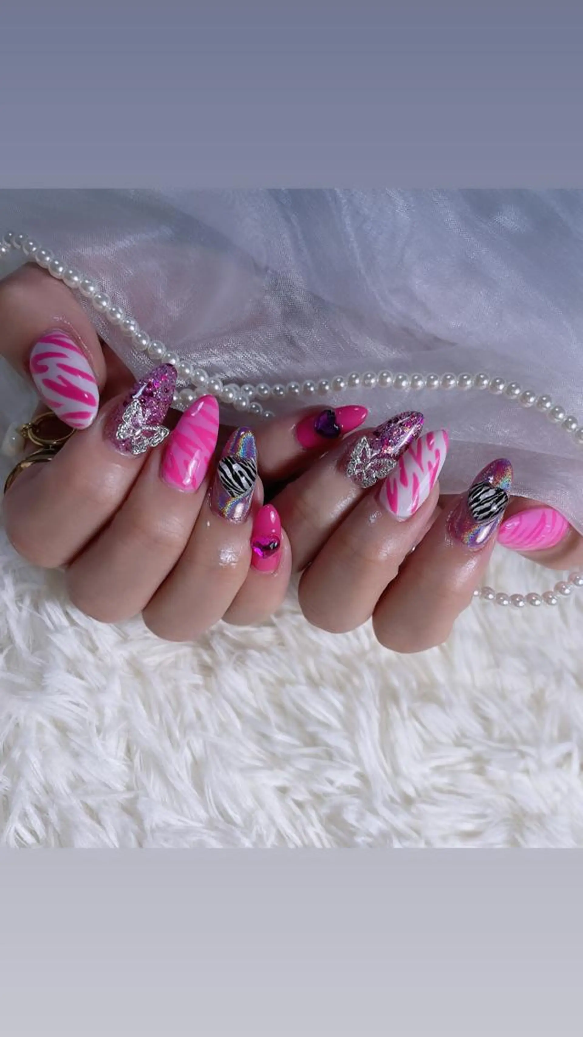 ネイル 高草木 桃香のネイルデザイン