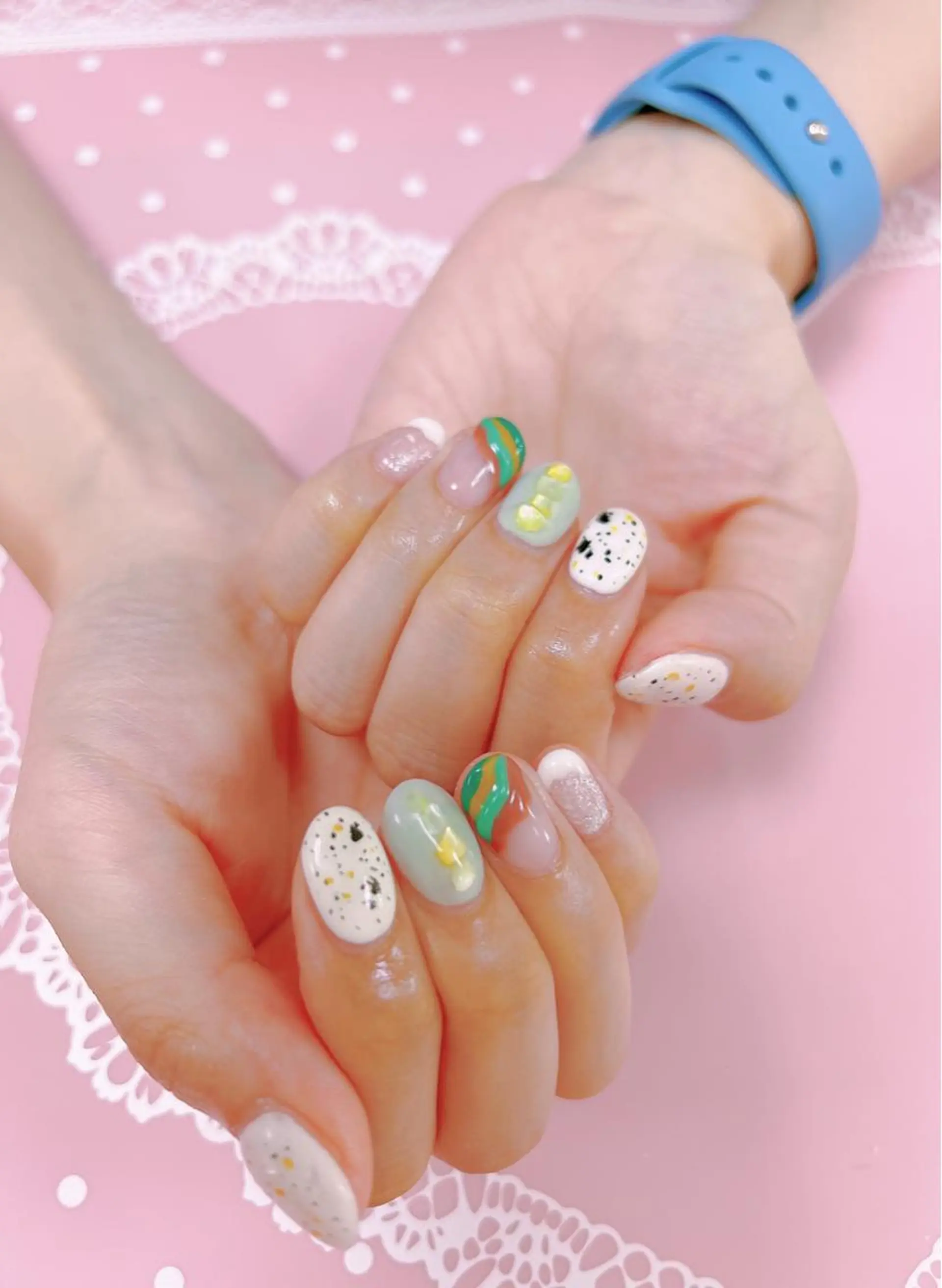 ネイル はぴねす所属・横浜 美夢のネイルデザイン