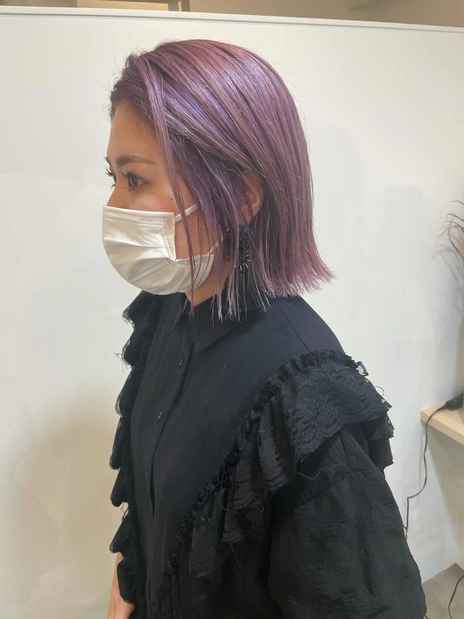 カラー ダブルカラー 大迫 江梨のヘアスタイル