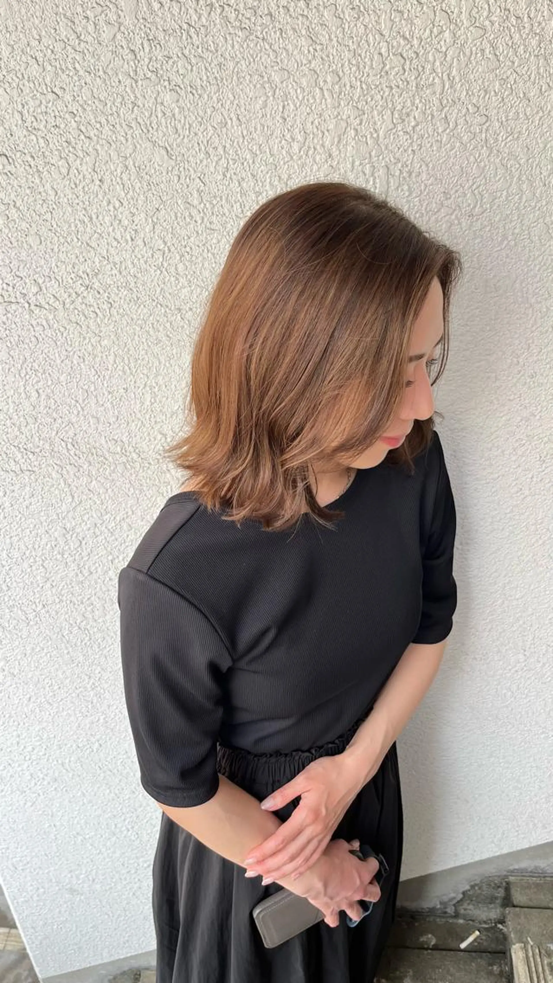 ミディアム 池袋/似合わせ/縮毛 髪質改善【ugen】のヘアスタイル