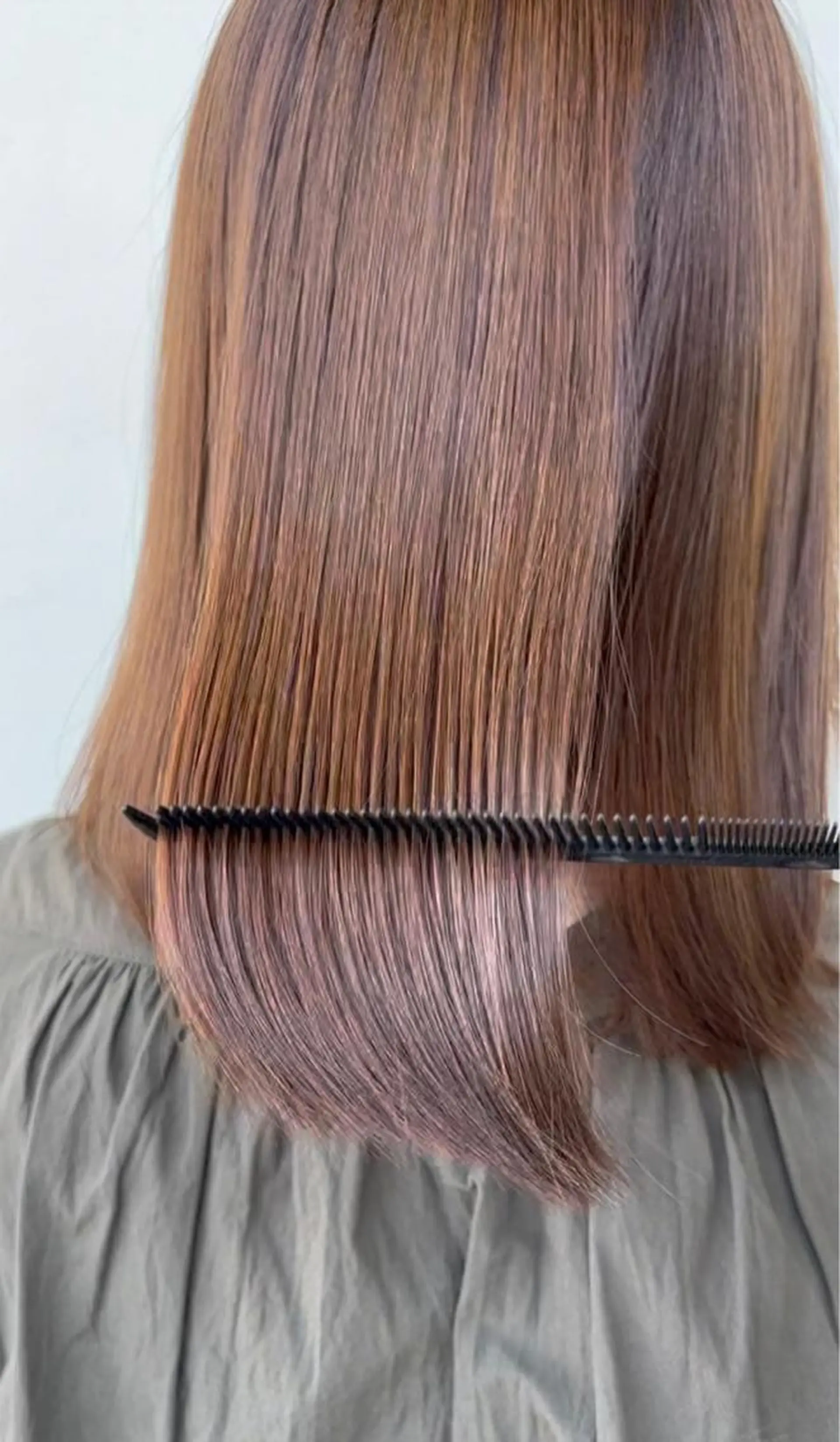 ミディアム トリートメント かわの ももな 💜ྀིのヘアスタイル