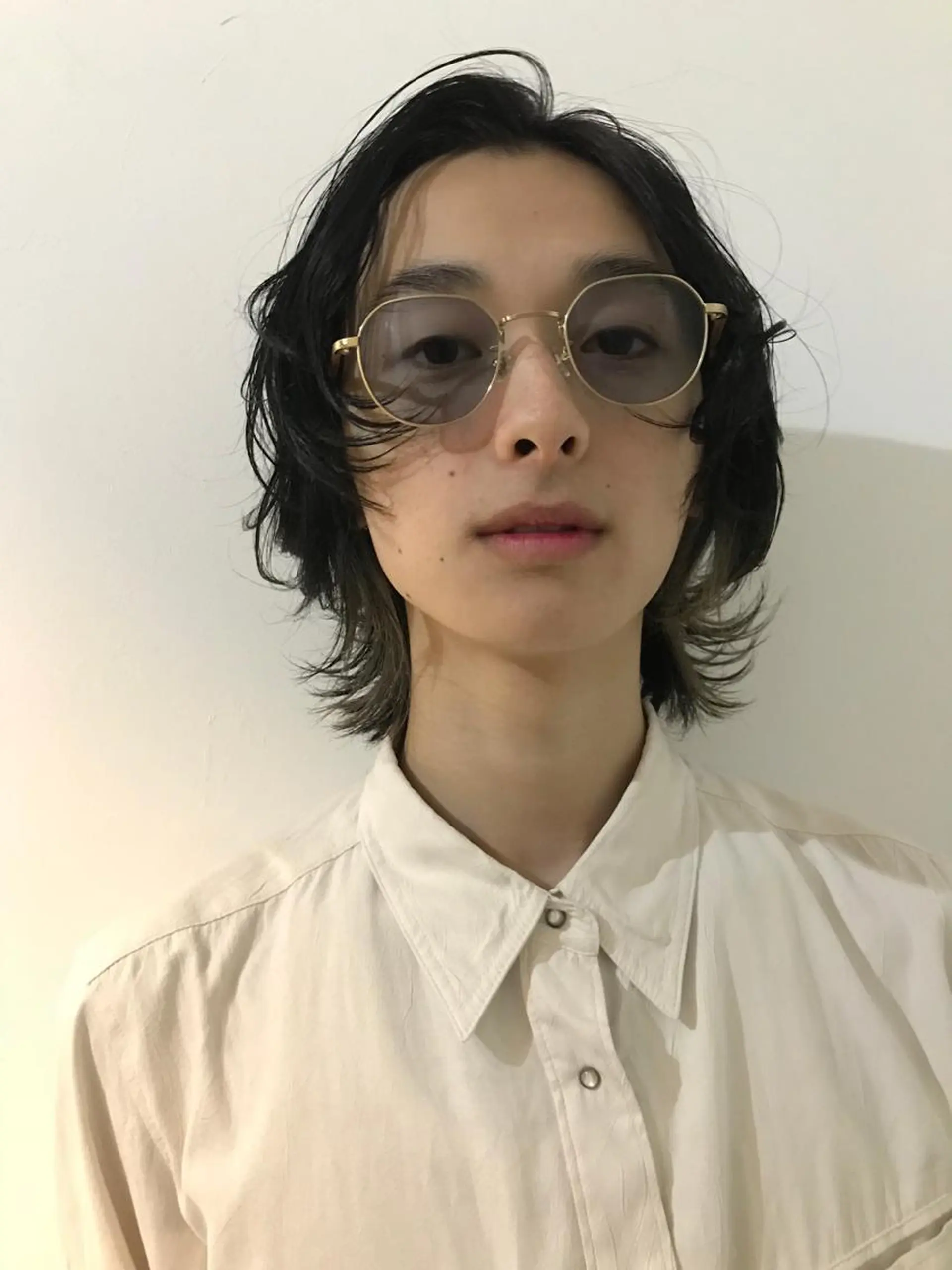 メンズ カット トリートメント 💓パーマ，💗 レイヤーカットのヘアスタイル