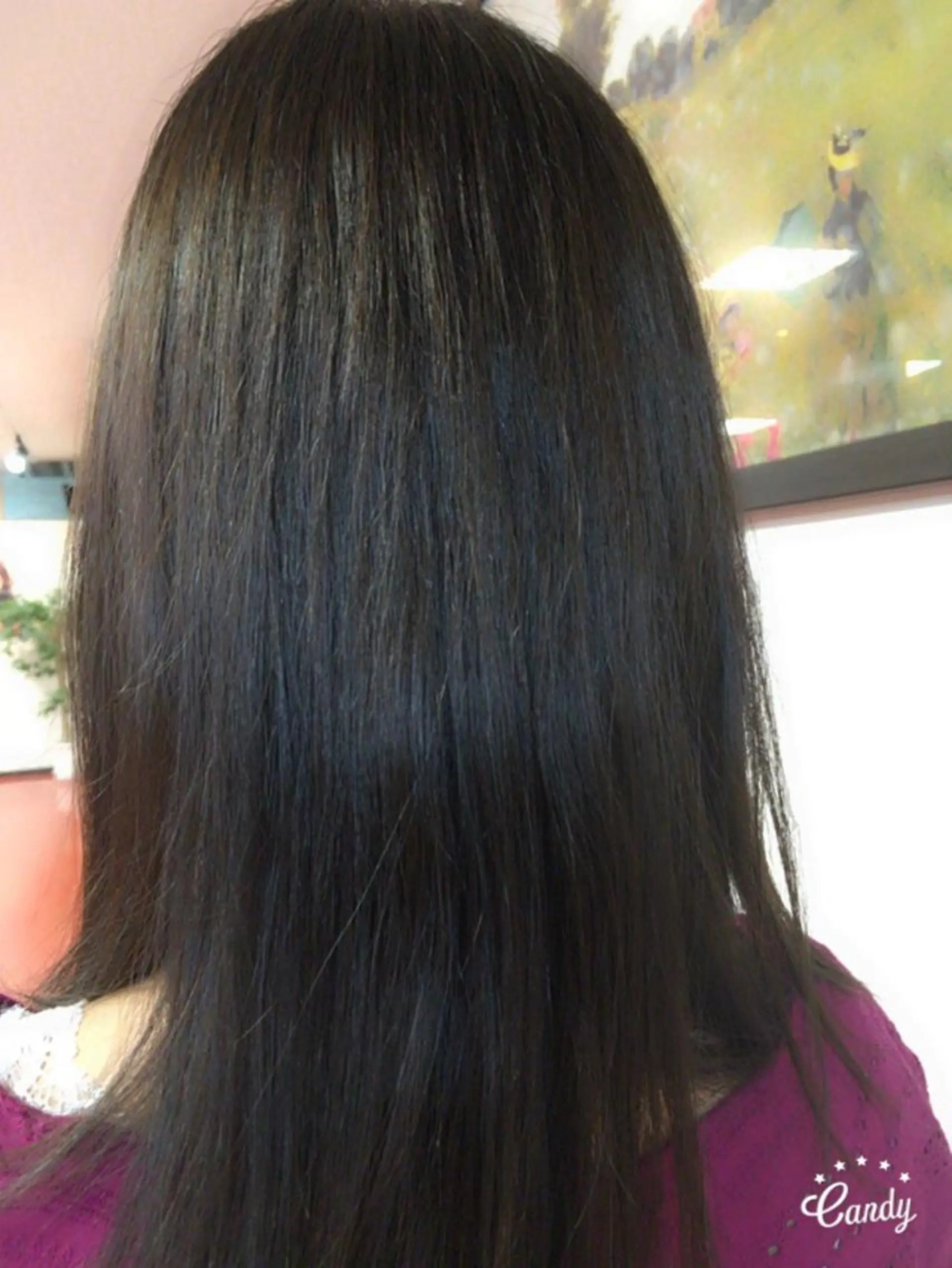 ミディアム 大久保 遥日のヘアスタイル