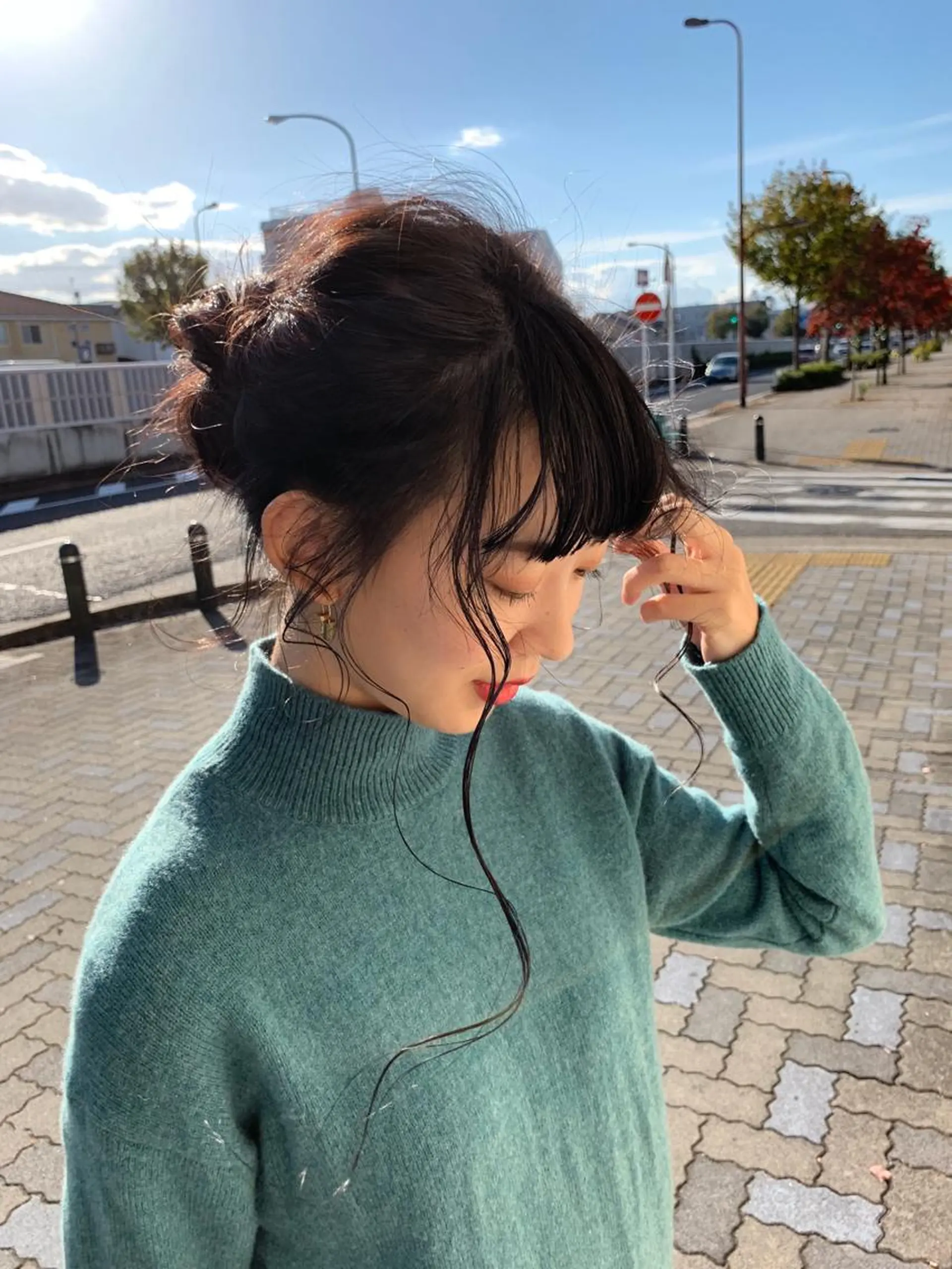 ロング カラー ヘアアレンジ 🍀ナガヤマ ヒデアキ🍀のヘアスタイル