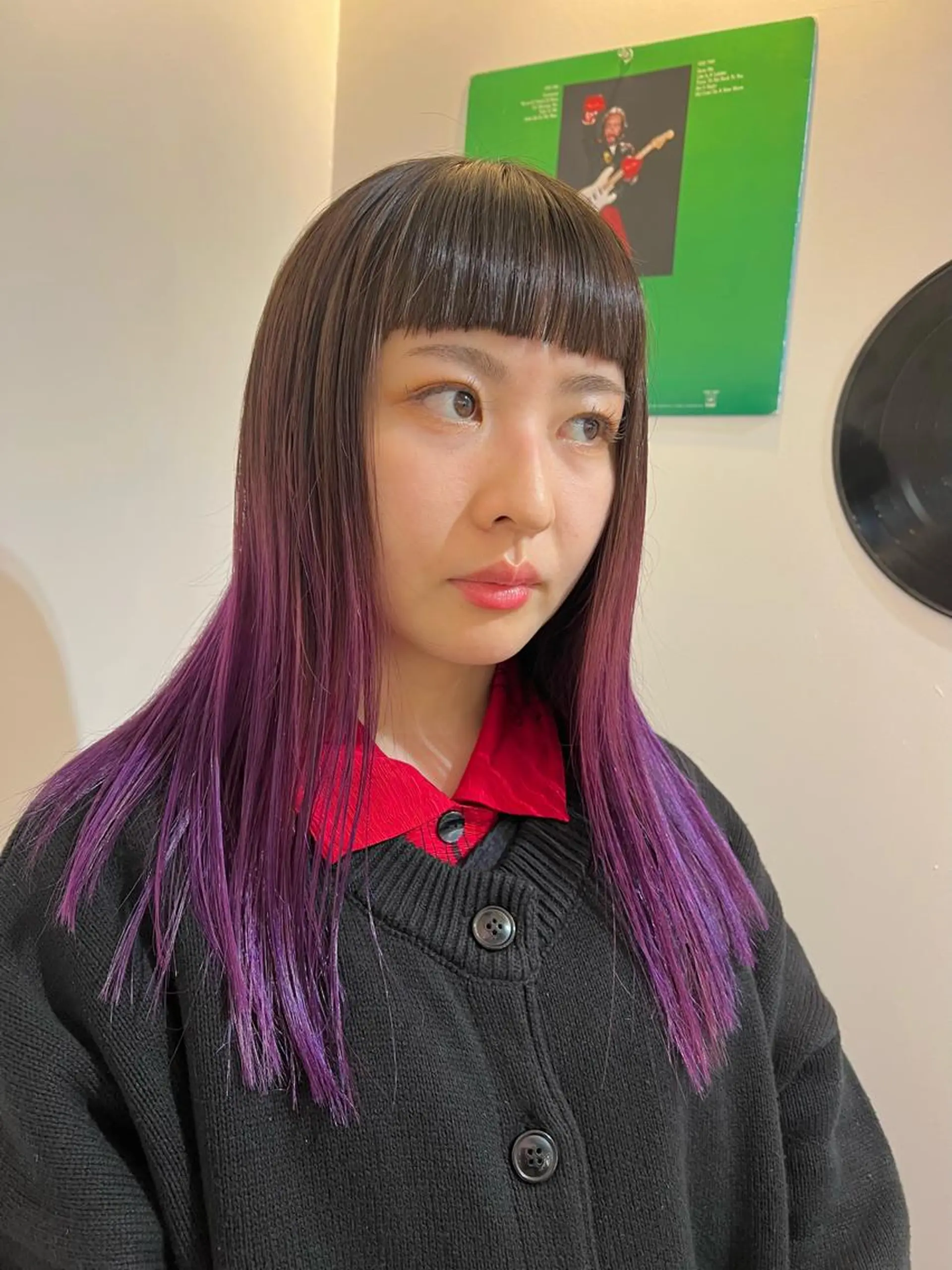 ロング カラー ヘアアレンジ 🧨ブリーチー×ボブ レイヤー💎じゅえるのヘアスタイル