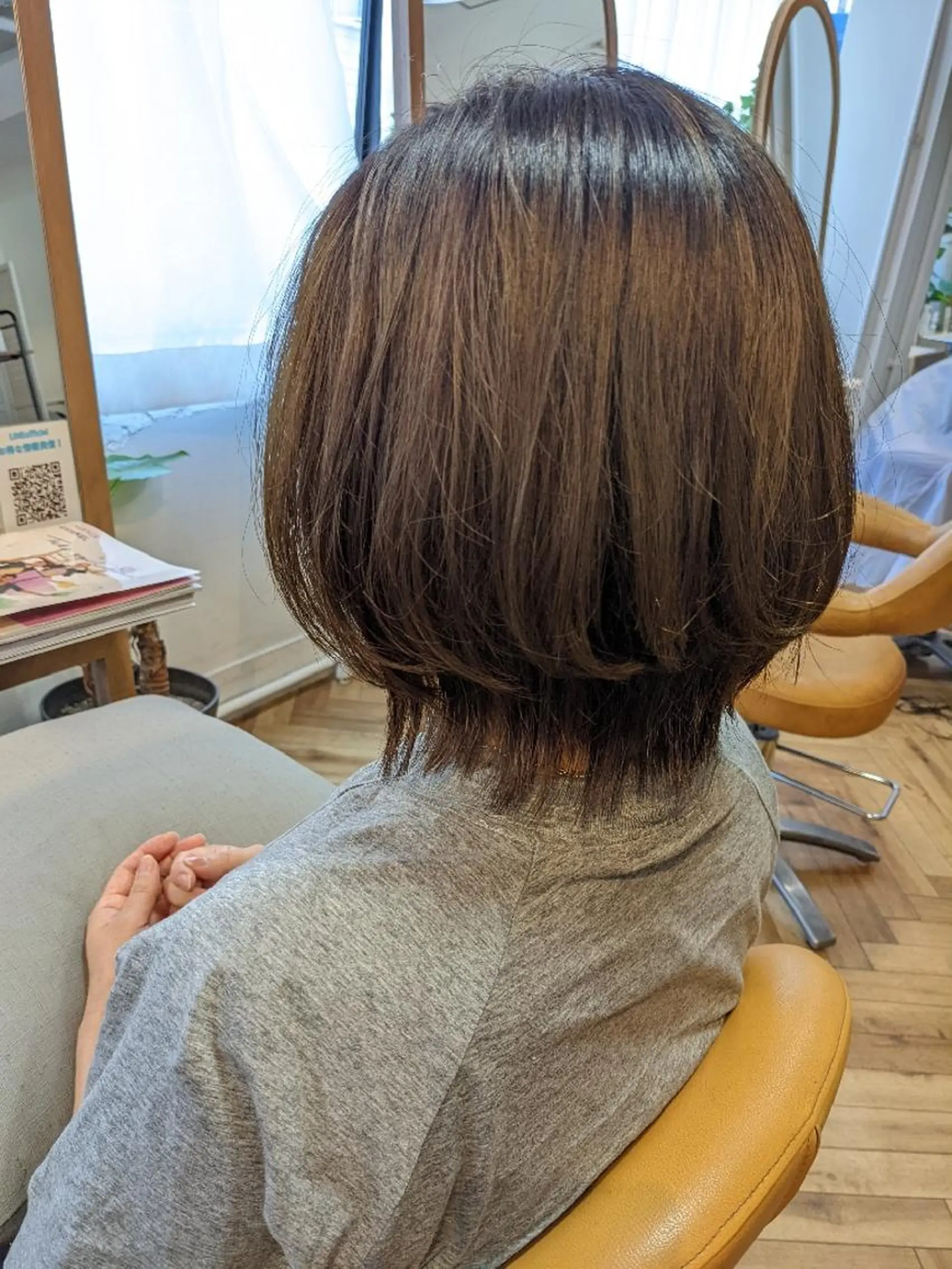 ショート 外ハネヘア newi 天王寺 masakoのヘアスタイル