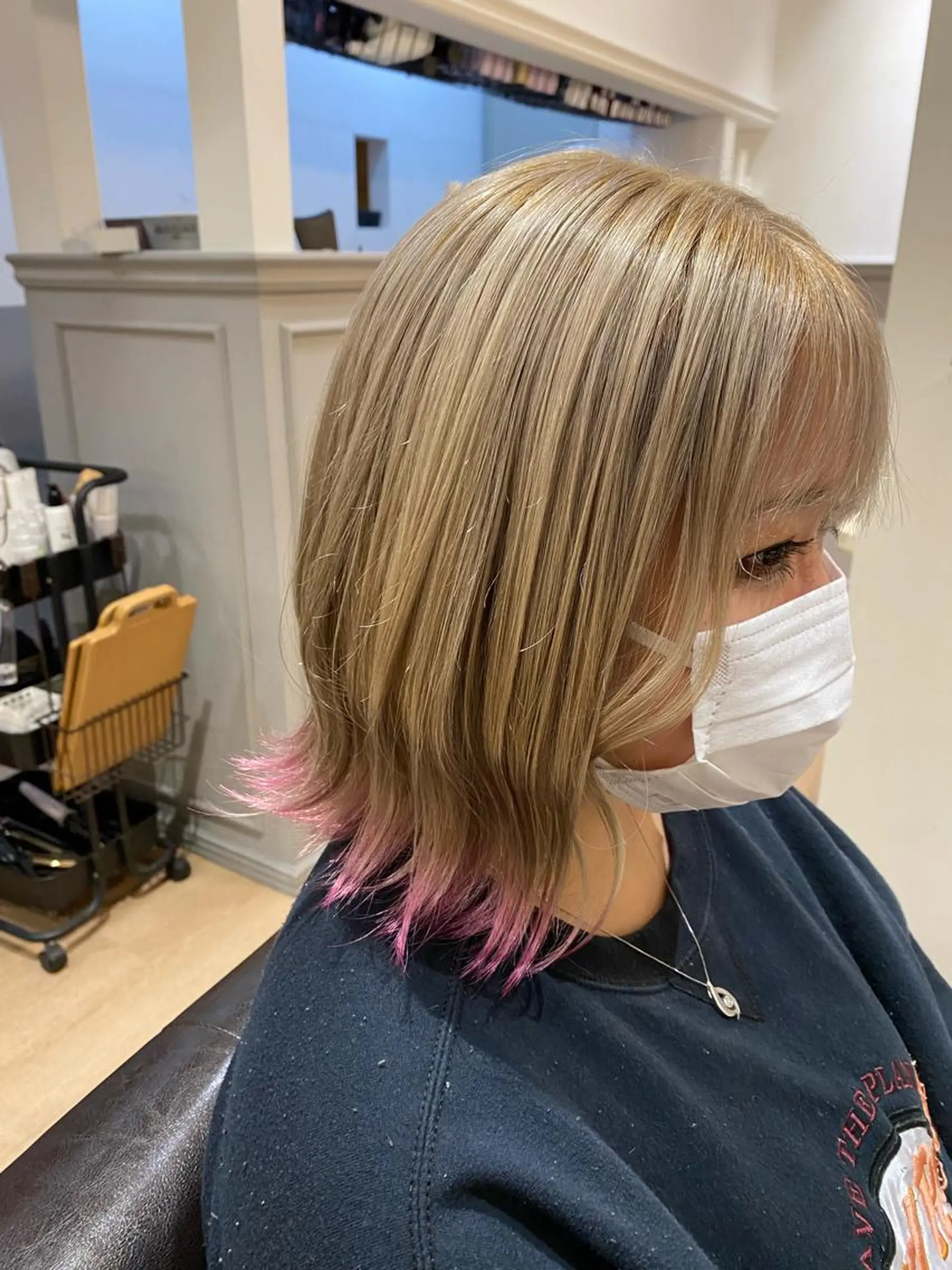 ミディアム 齋藤 椋哉のヘアスタイル