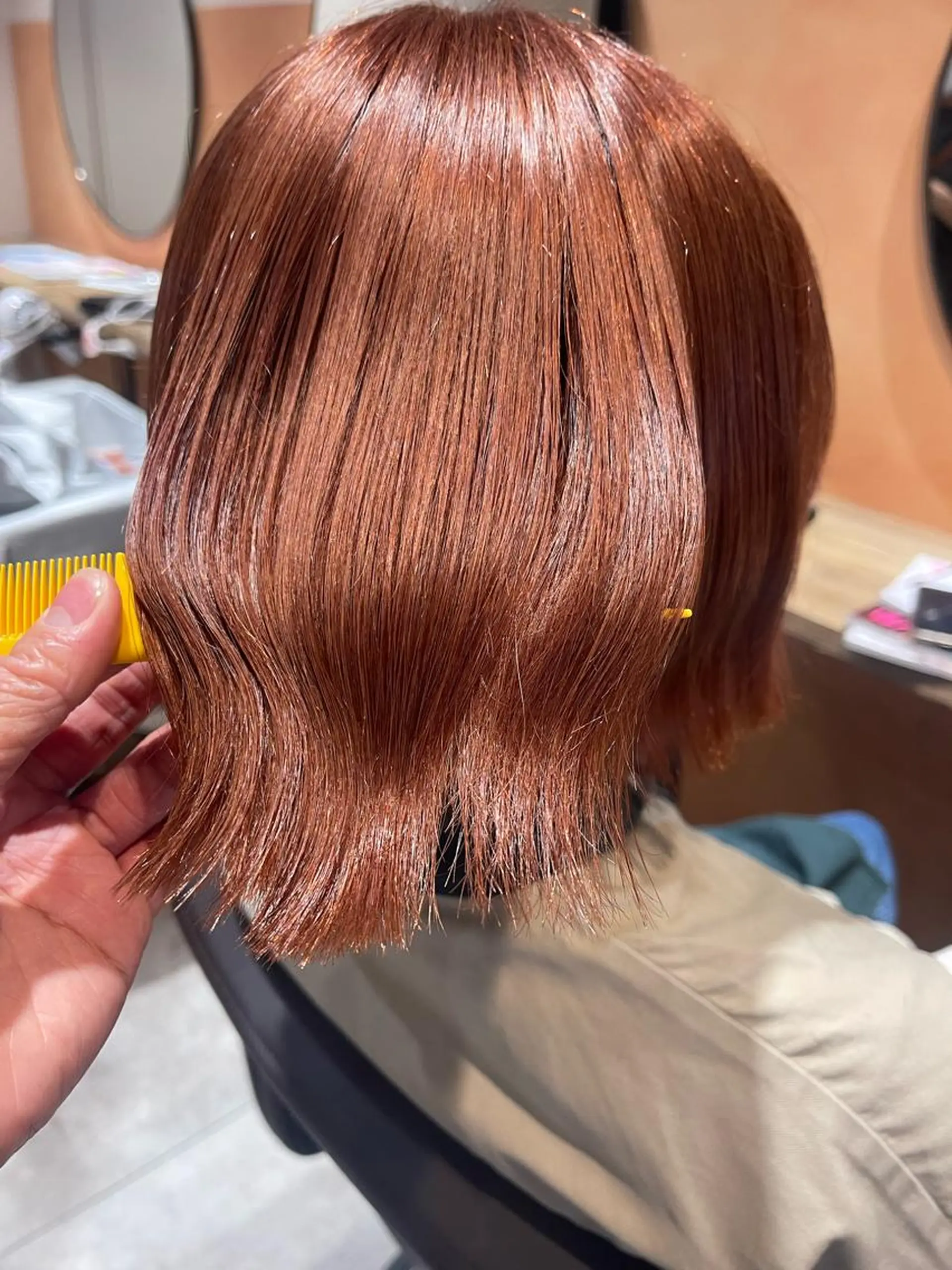 ミディアム 髪質改善×艶髪　斉藤 勝のヘアスタイル